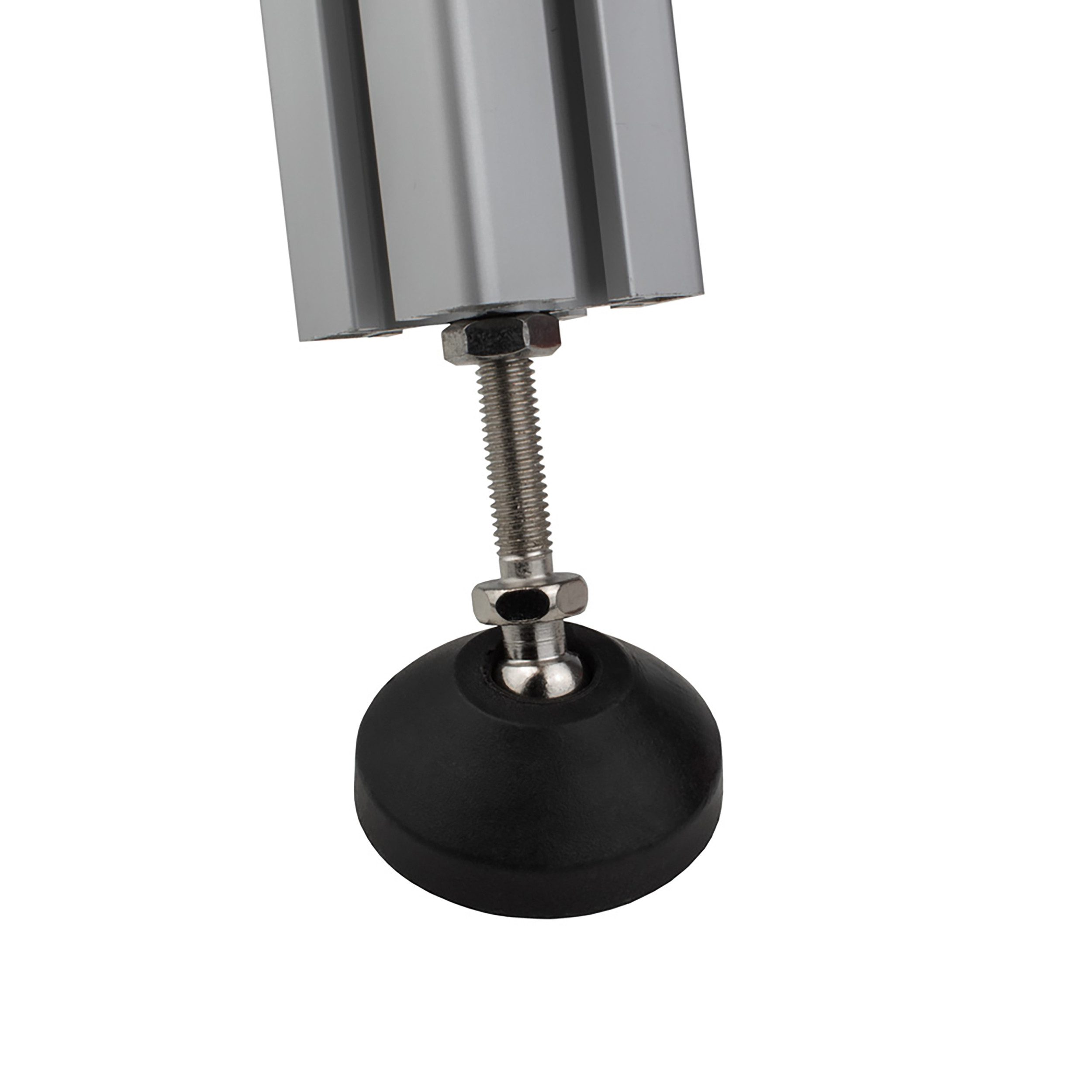 tktrading24 Profil Gelenkfuss Standfuss M12x100mm Teller 60mm für Aluprofil 45-er