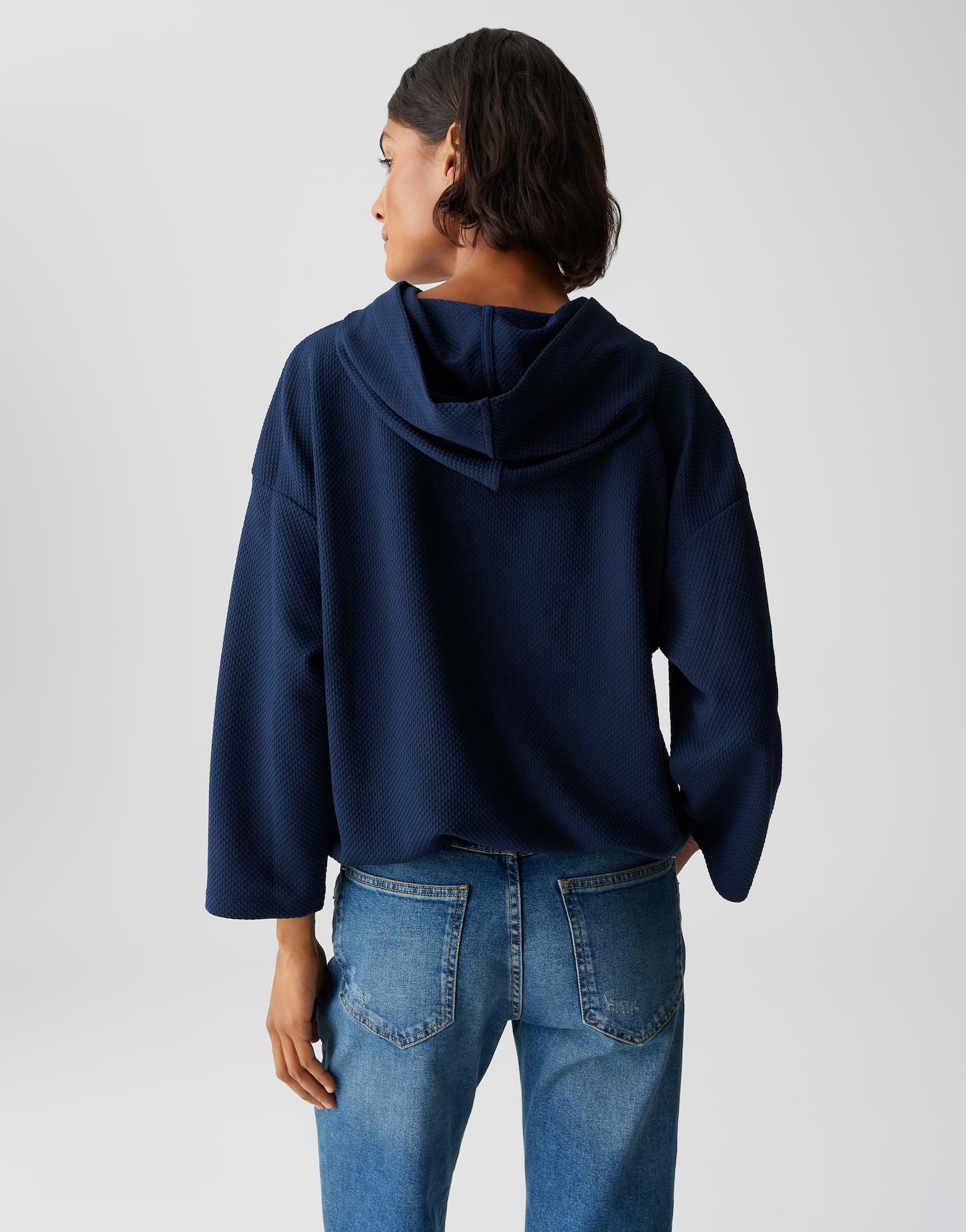 OPUS Hoodie Hoodie aus Baumwoll Mix Loose Fit Vielseitig kombinierbar für casual Looks