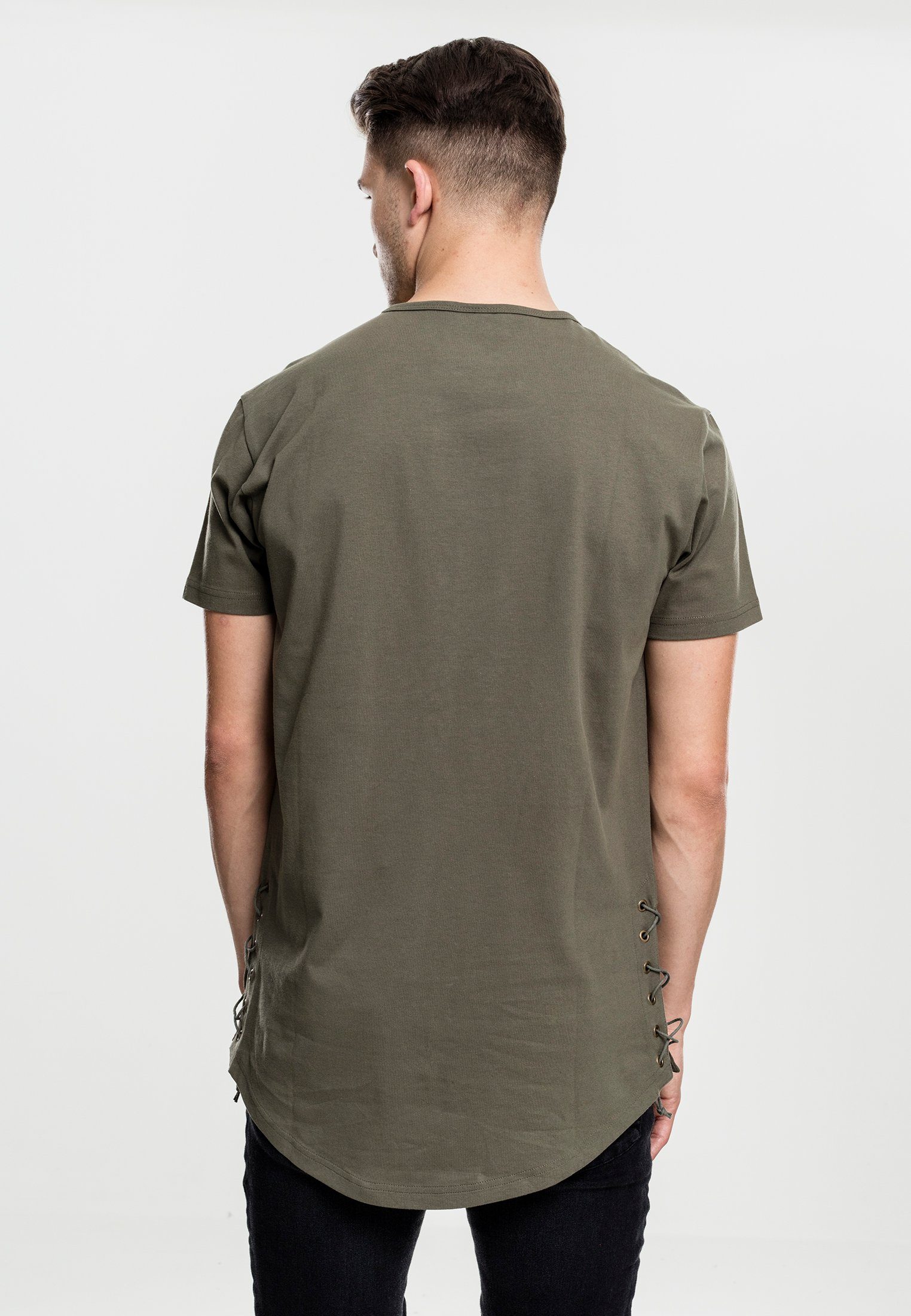 URBAN CLASSICS T-Shirt TB1777 Up Long Lace olive