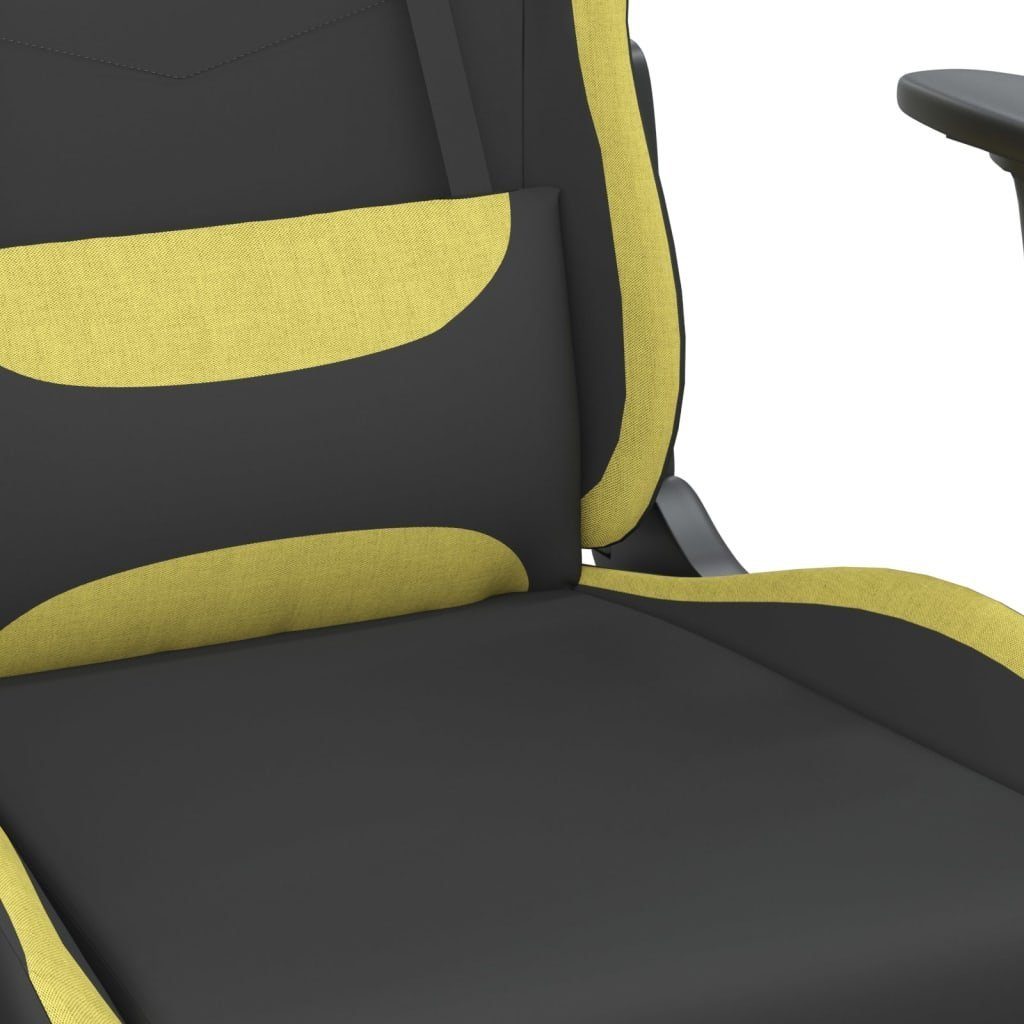 Stoff vidaXL Gaming-Stuhl und Bürostuhl Hellgrün Schwarz