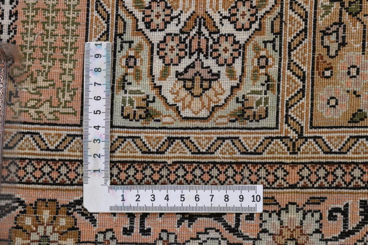 Trading, Seide Reine Seidenteppich Orientteppich, Kaschmir 4 Handgeknüpfter Nain mm Höhe: rechteckig, 78x129
