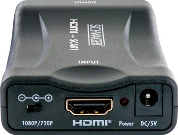 Schwaiger HDMSCA02 511 Medienkonverter zu HDMI Buchse, SCART Buchse, HDMI->Scart Konverter