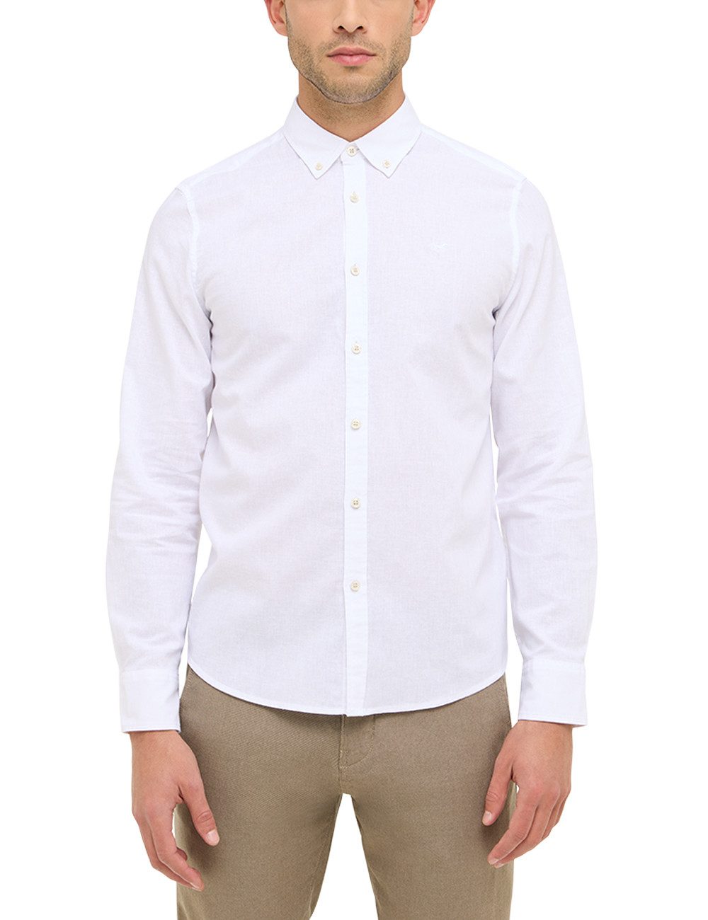 MUSTANG Langarmhemd Herren Style Rawlins günstig online kaufen
