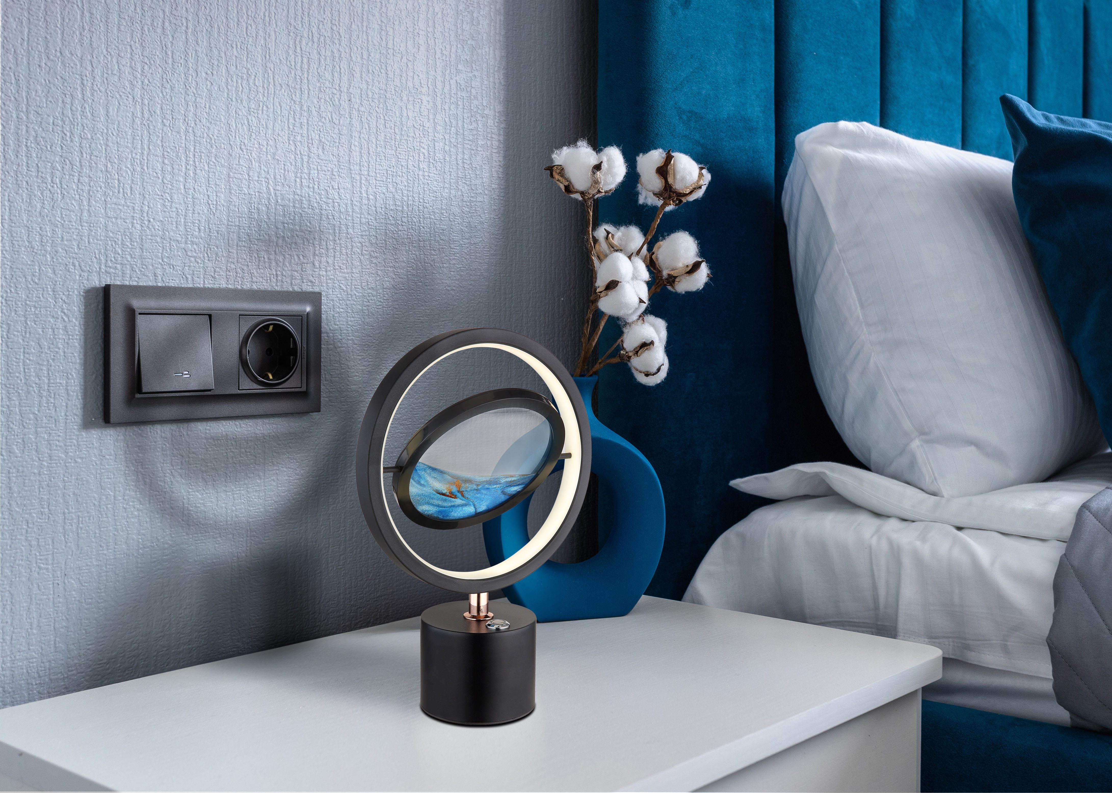 GLOBO LIGHTING LED Tischleuchte REEDI, LED fest integriert, Tischlampe/Touc günstig online kaufen