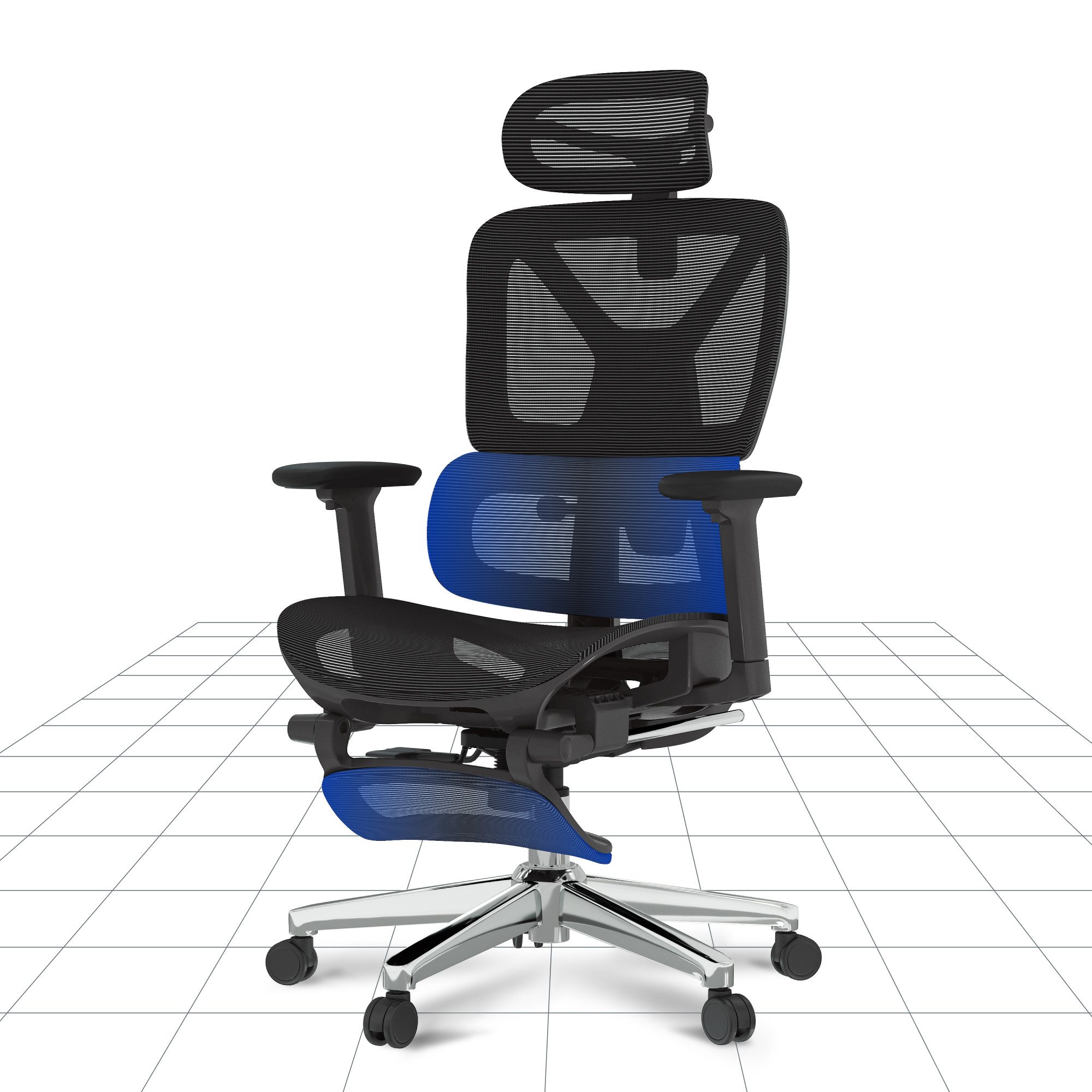 FLEXISPOT Bürostuhl ErgoX, Schreibtischstuhl Premium Ergonomischer (Rückenl günstig online kaufen