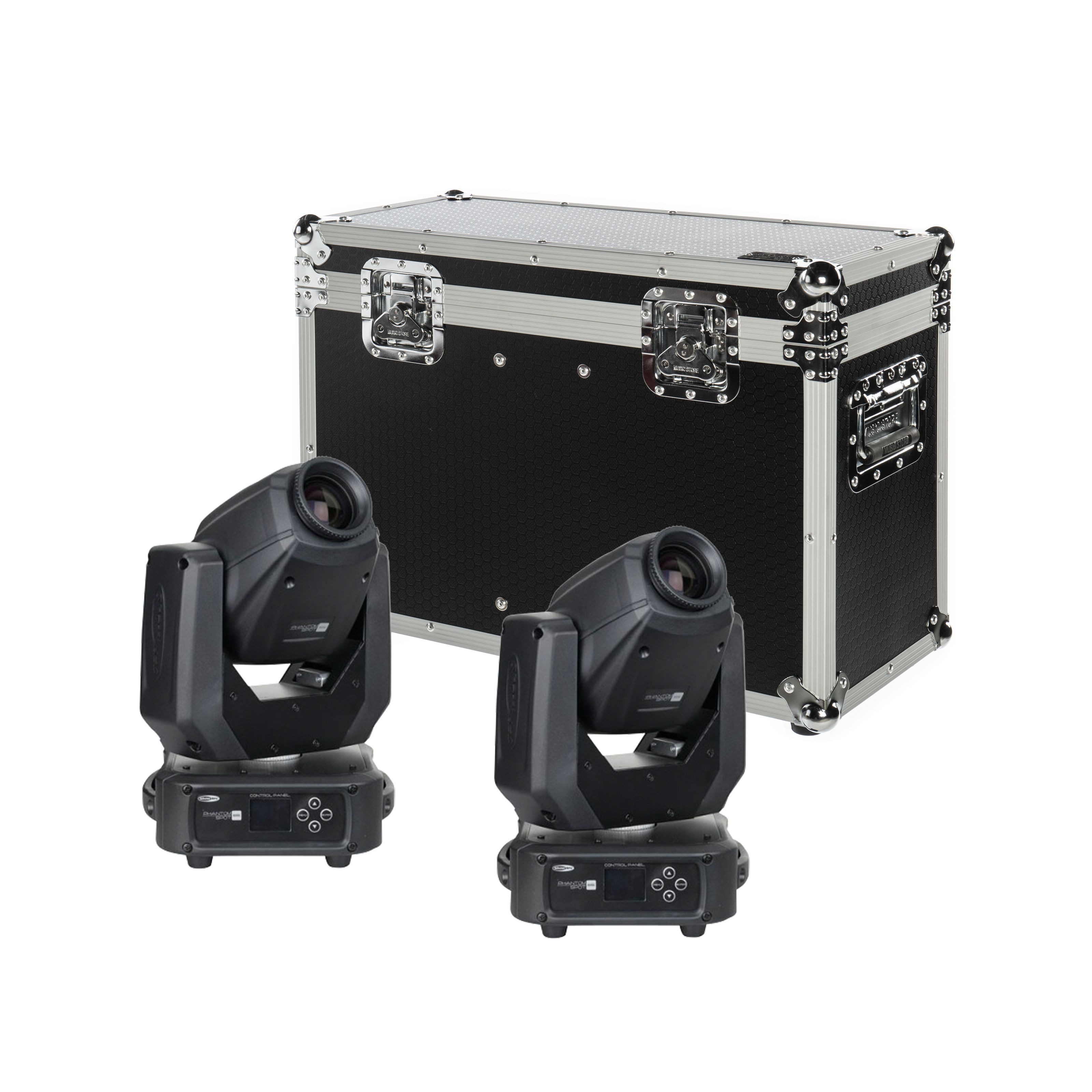 Show tec LED Scheinwerfer, Phantom Spot 65 + Case - Moving Head set-Set