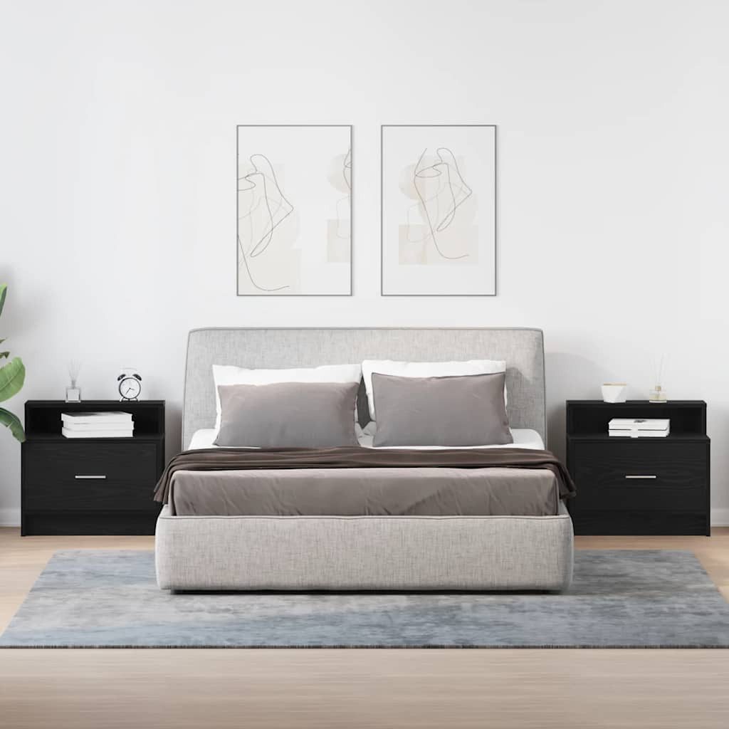 vidaXL Nachttisch Nachttische mit Schublade 2Stk. günstig online kaufen