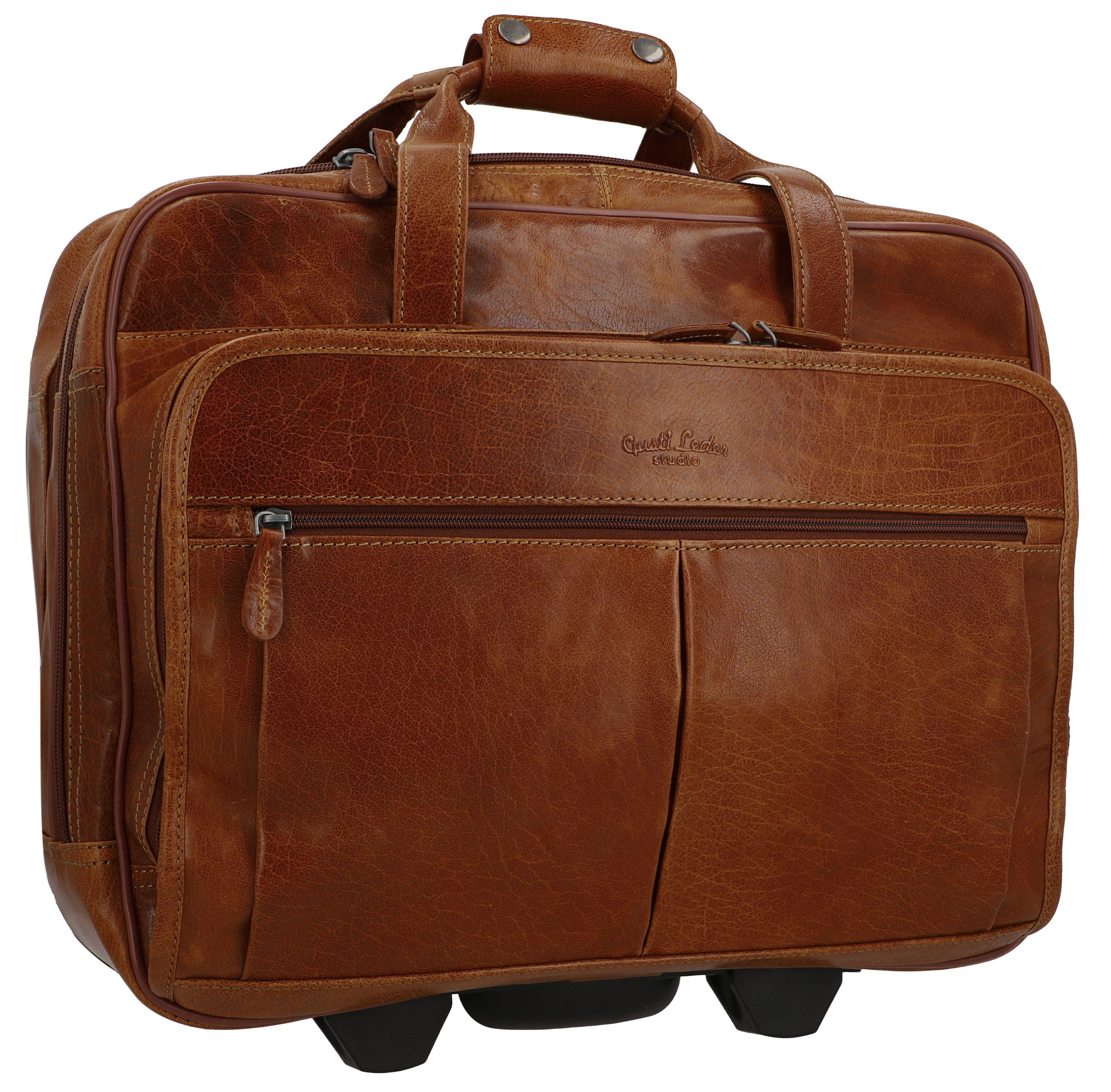 Gusti Leder Reisetasche Gusti Leder Trolley günstig online kaufen