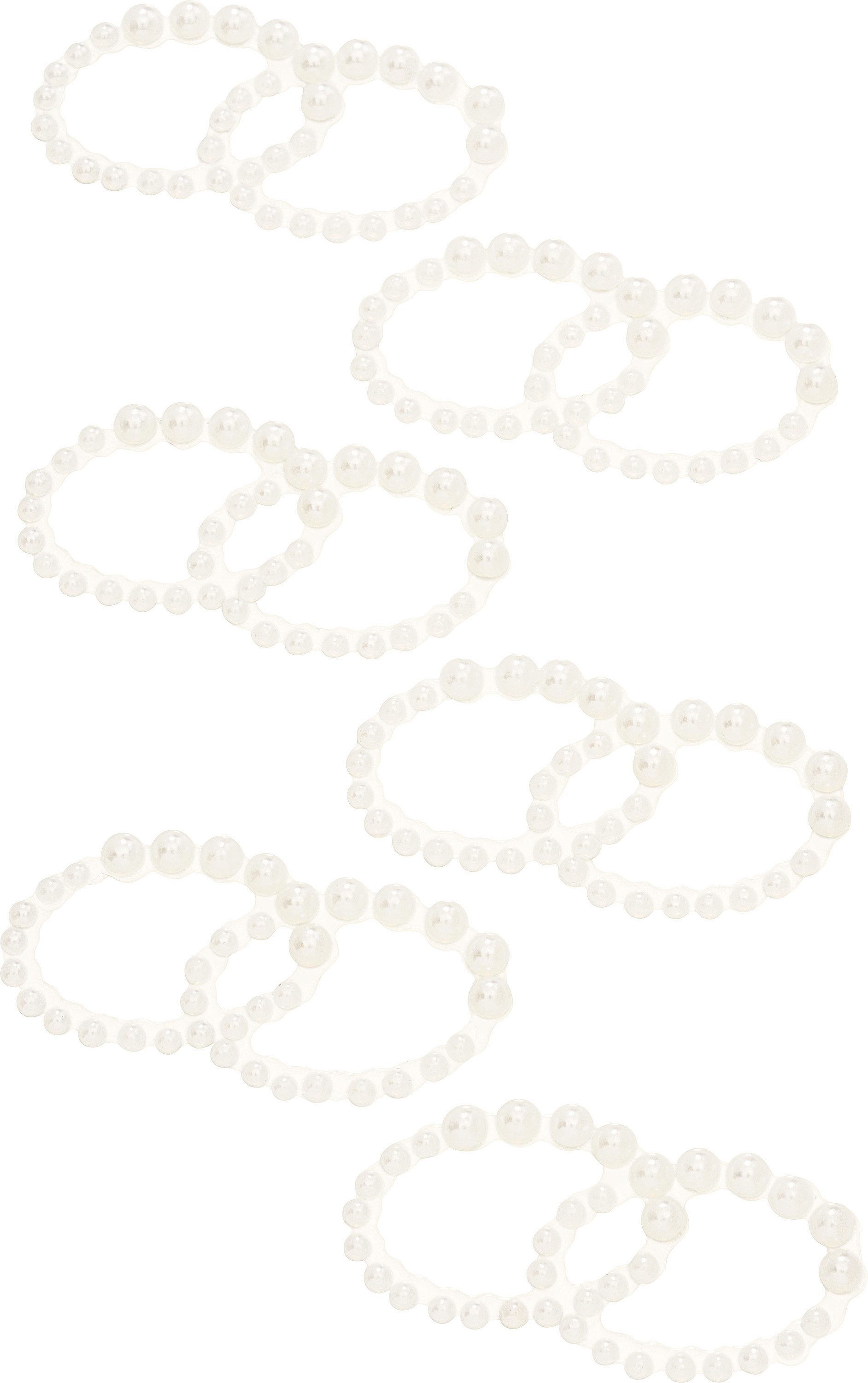 Rico Design Sticker Doppelringe, (6-tlg), 8 Stück