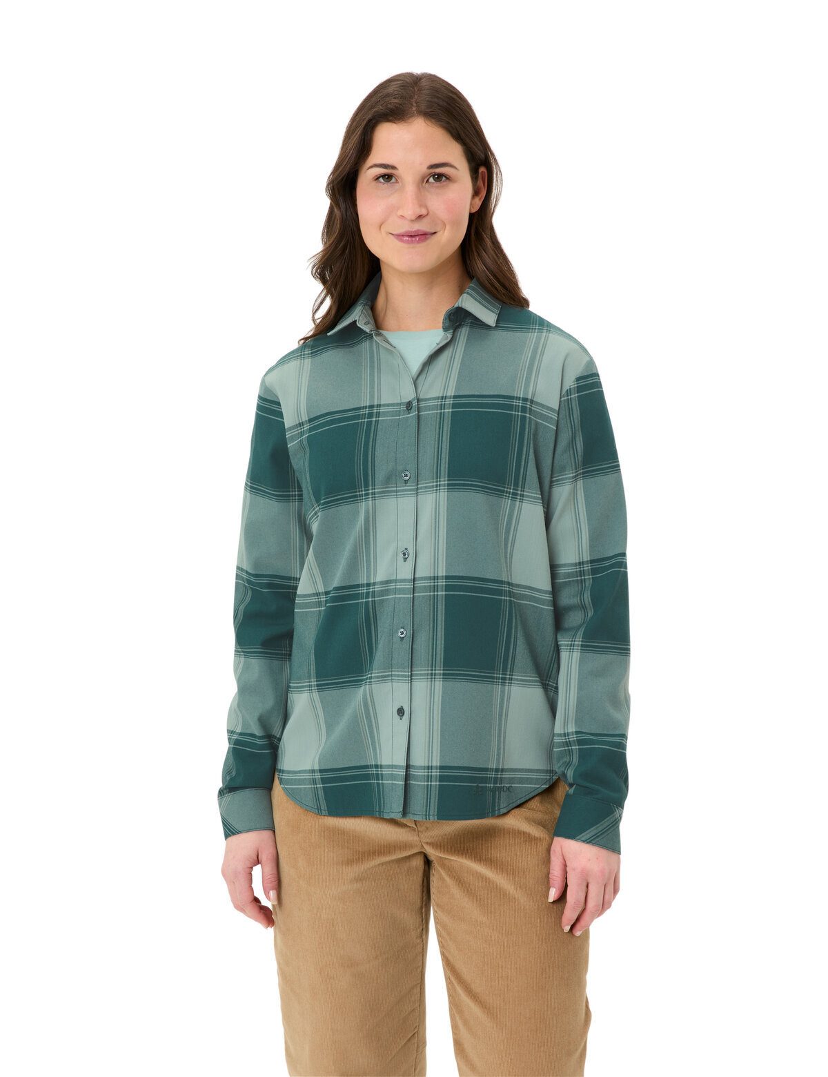 VAUDE Funktionsbluse Women's Farsund LS Shirt III (1-tlg) warme und bequeme Hemdbluse