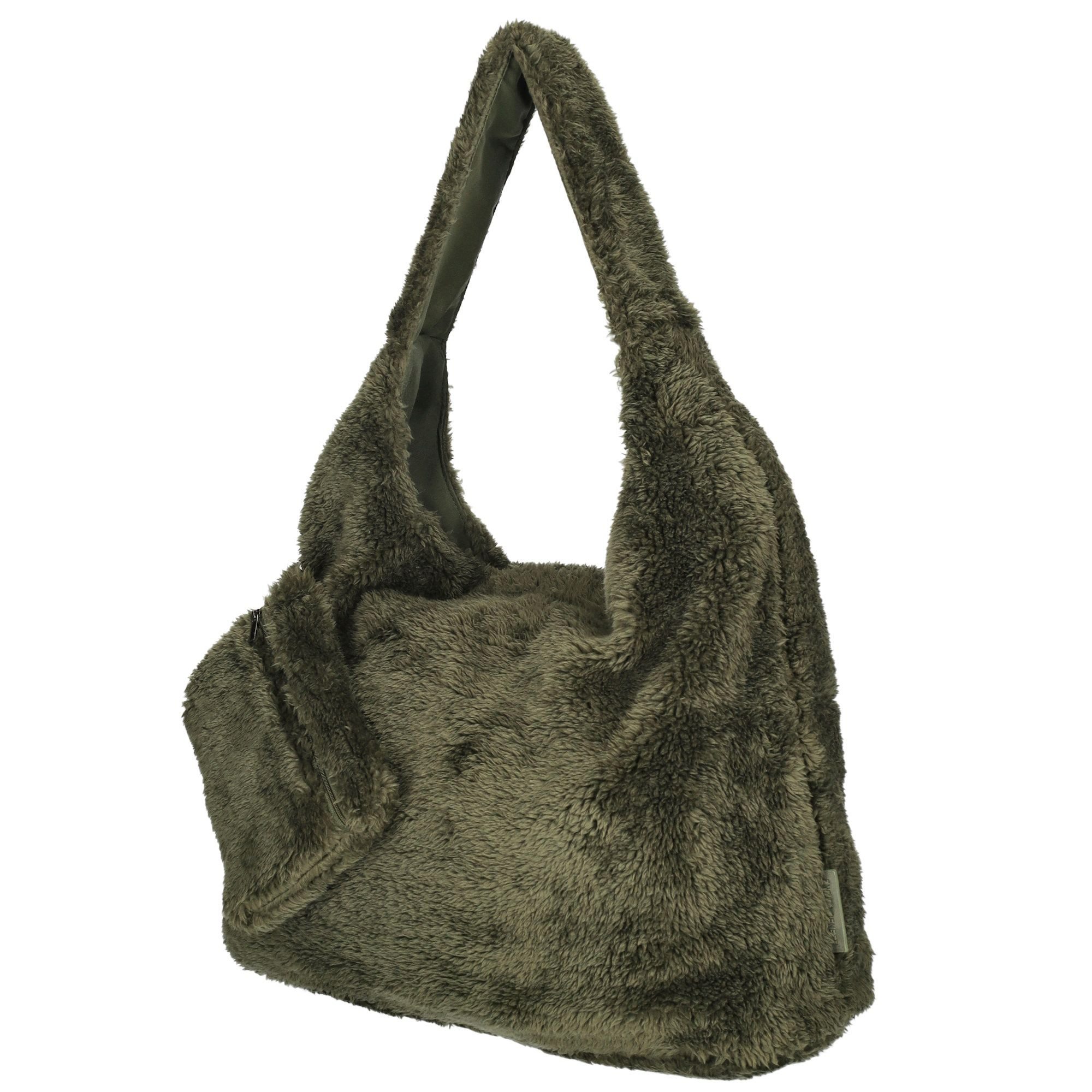Christian Wippermann Umhängetasche Große Schultertasche Umhängetasche (einzeln), Teddy Plüsch
