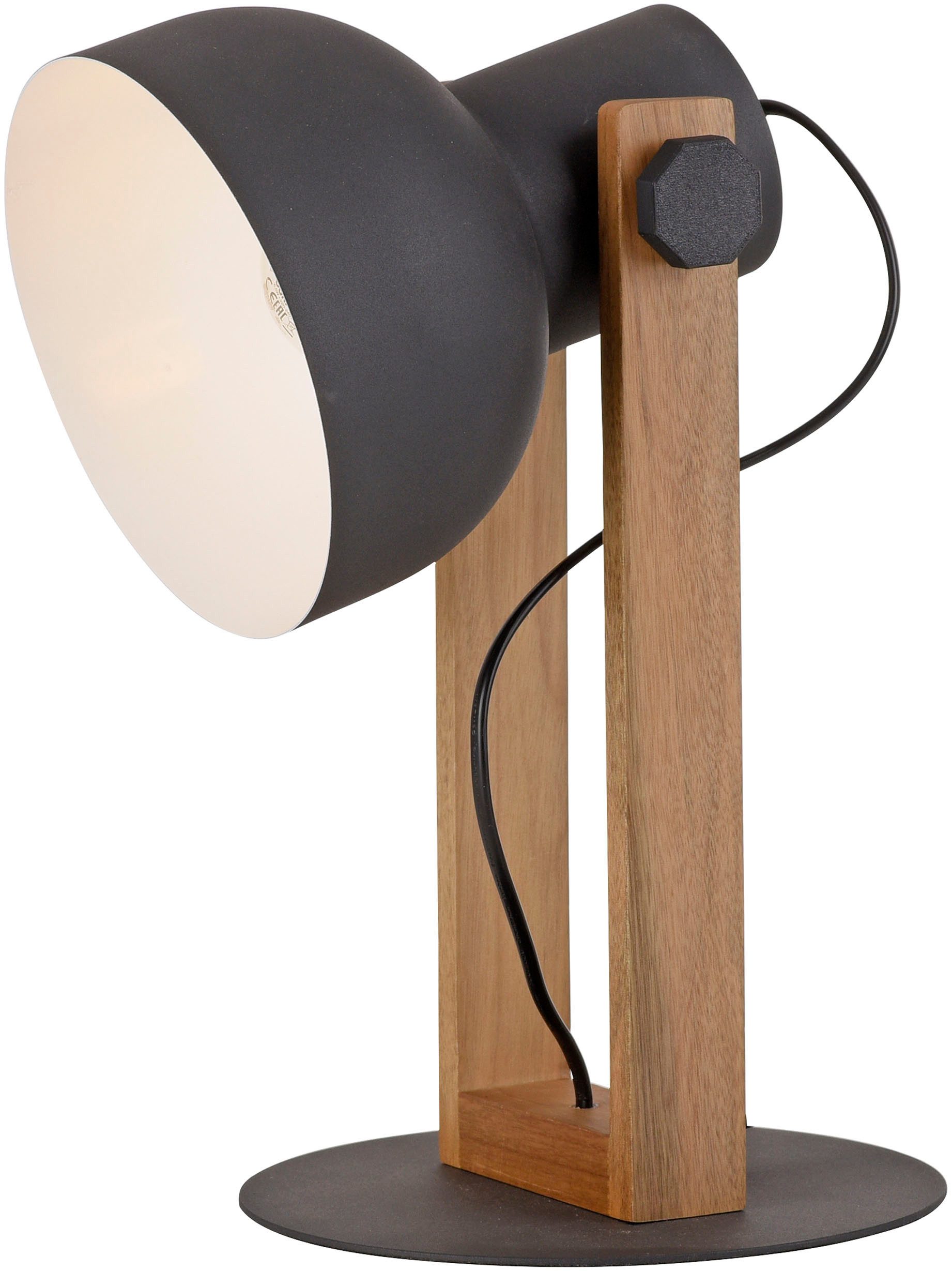 JUST LIGHT Tischleuchte CUP 2.0, Ein-/Ausschalter, Leuchtmittel wechselbar, Warmweiß, ExklusiveE27, Schalter, Schnurschalter