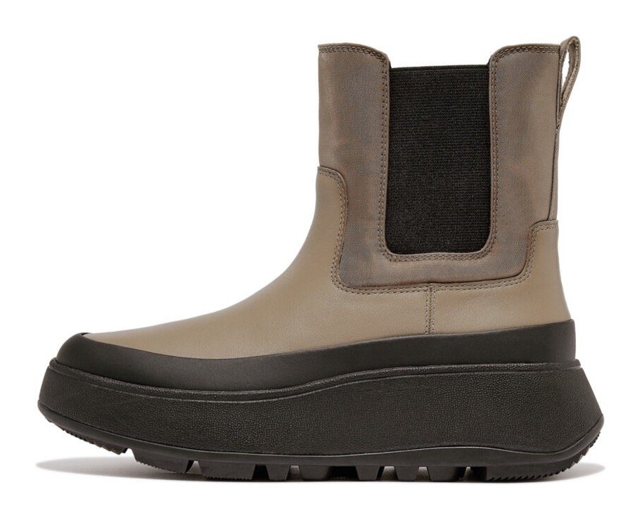 Fitflop F-MODE Chelseaboots mit komfortabler taupe Innensohle