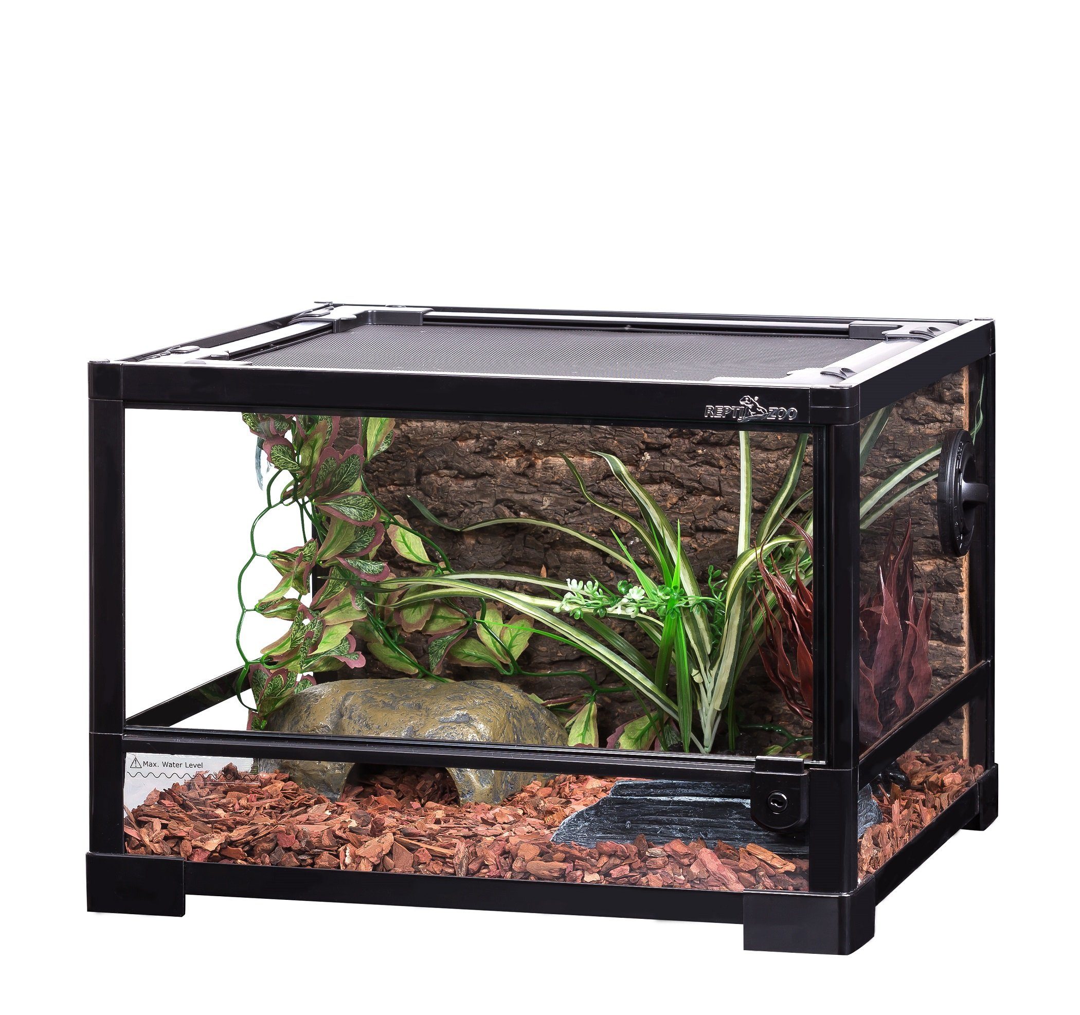 ReptiZoo Terrarium ReptiZoo Glasterrarium 45x45x32cm mit Schwenktüre, zerlegbar - versch