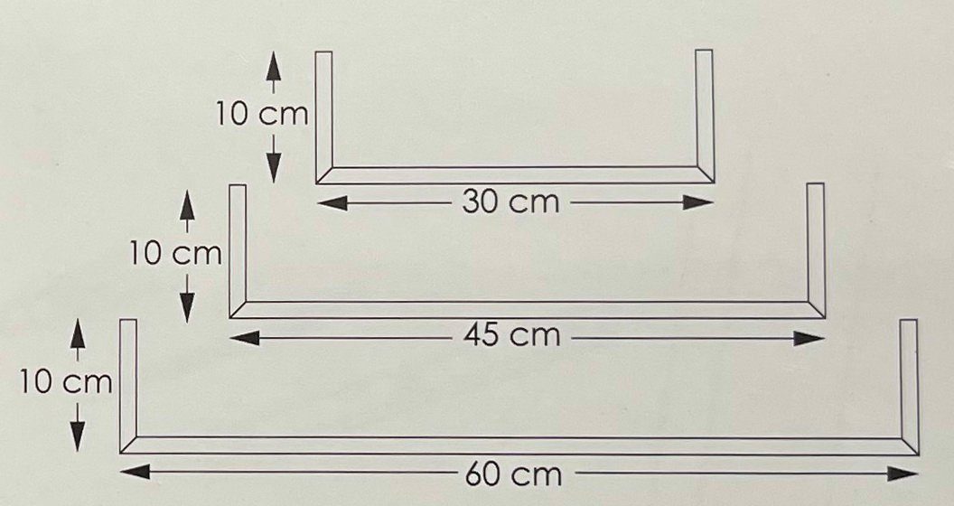 Linder Exclusiv GmbH Wandregal 3er Deko günstig online kaufen