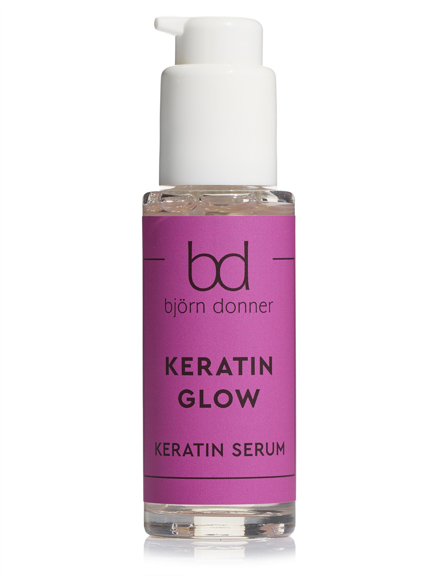 Björn Donner Haarserum KERATIN GLOW Duo mit Keratin & Panthenol, 2-tlg., 2 x 50ml, Aufbaupflege gegen Haarbruch & Spliss, für Glanz und kräftigeres Haar