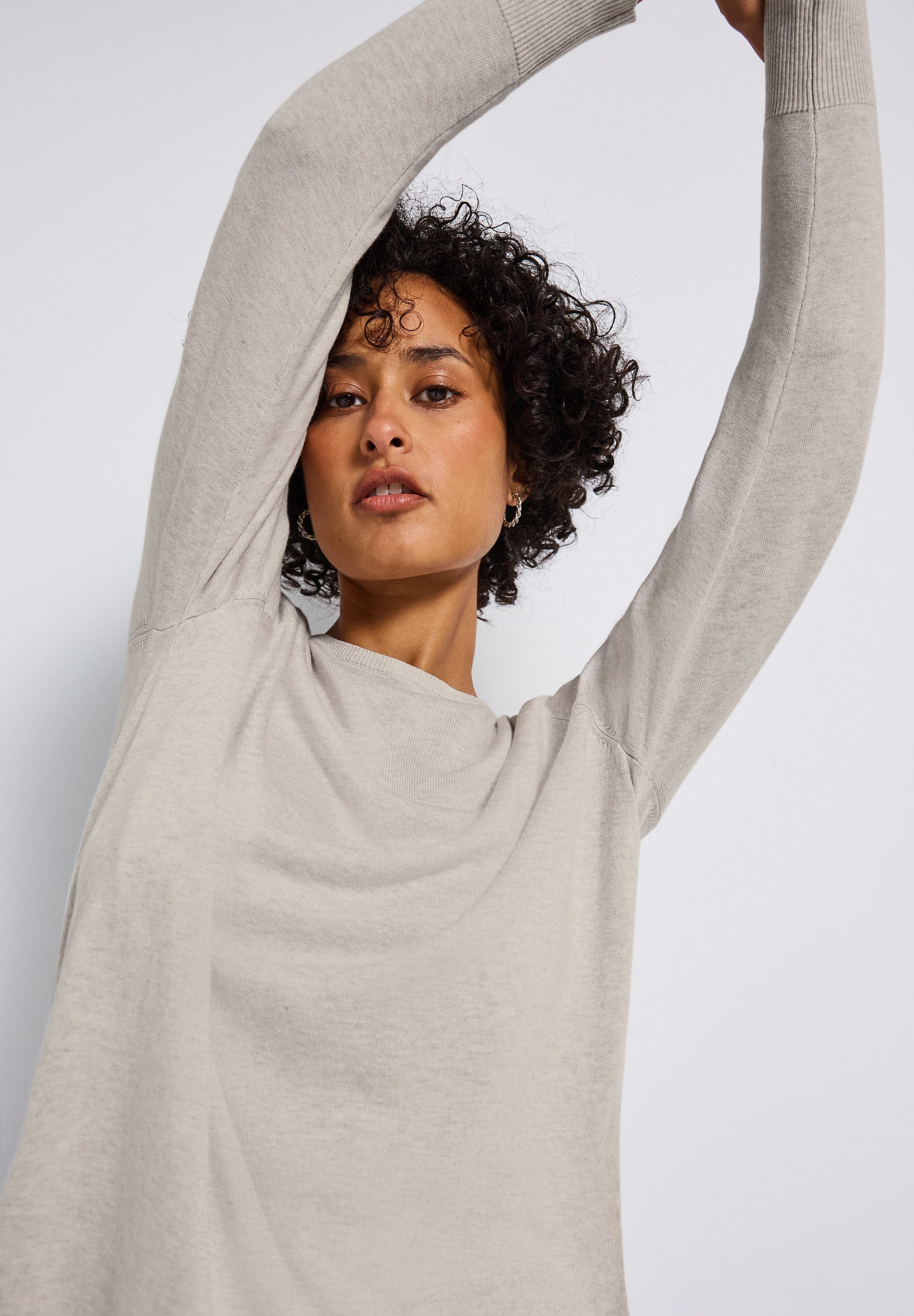 STREET ONE Strickpullover mit U-Boot-Ausschnitt