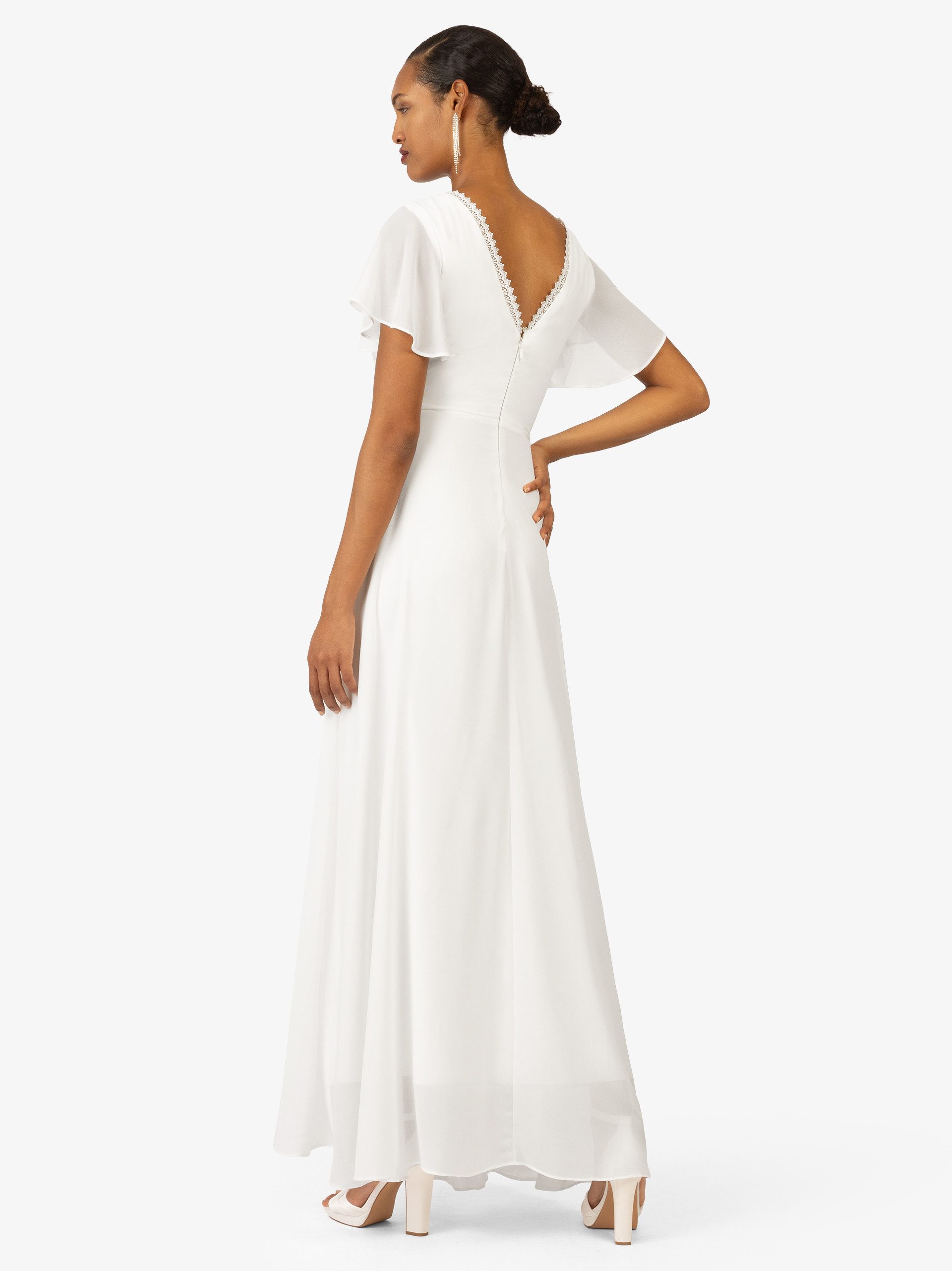 Kraimod Abendkleid aus hochwertigem Material mit V-Ausschnitt