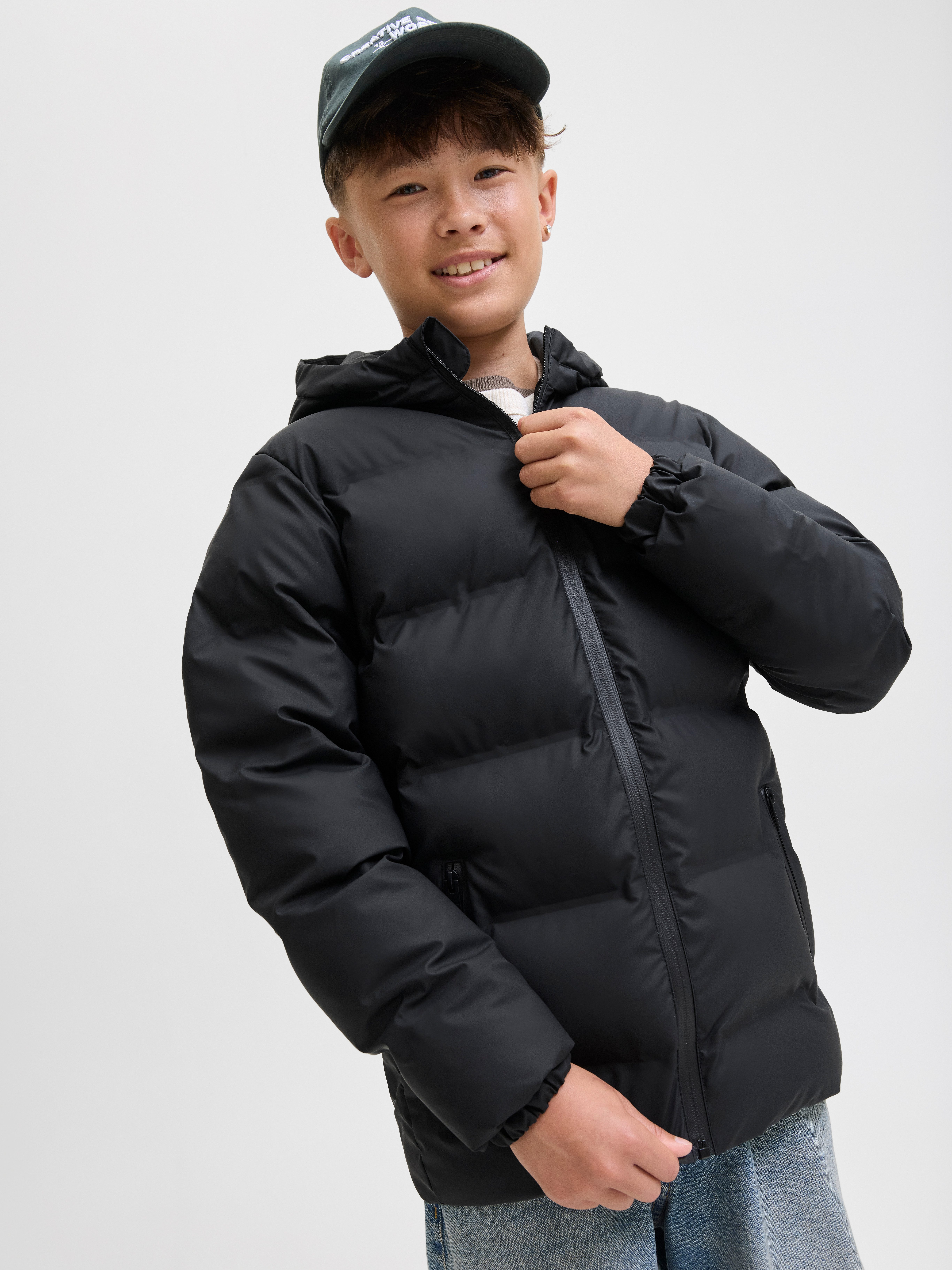 Jack & Jones Junior Steppjacke JJELEMENTS PU PUFFER JNR