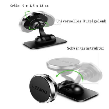 GelldG Handyhalterung Auto Magnet, 360° Verstellbare starke magnetische Handy-Halterung
