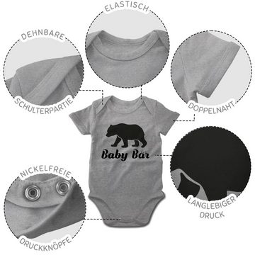 Shirtracer Shirtbody Baby Bär Tiermotiv Animal Print Baby