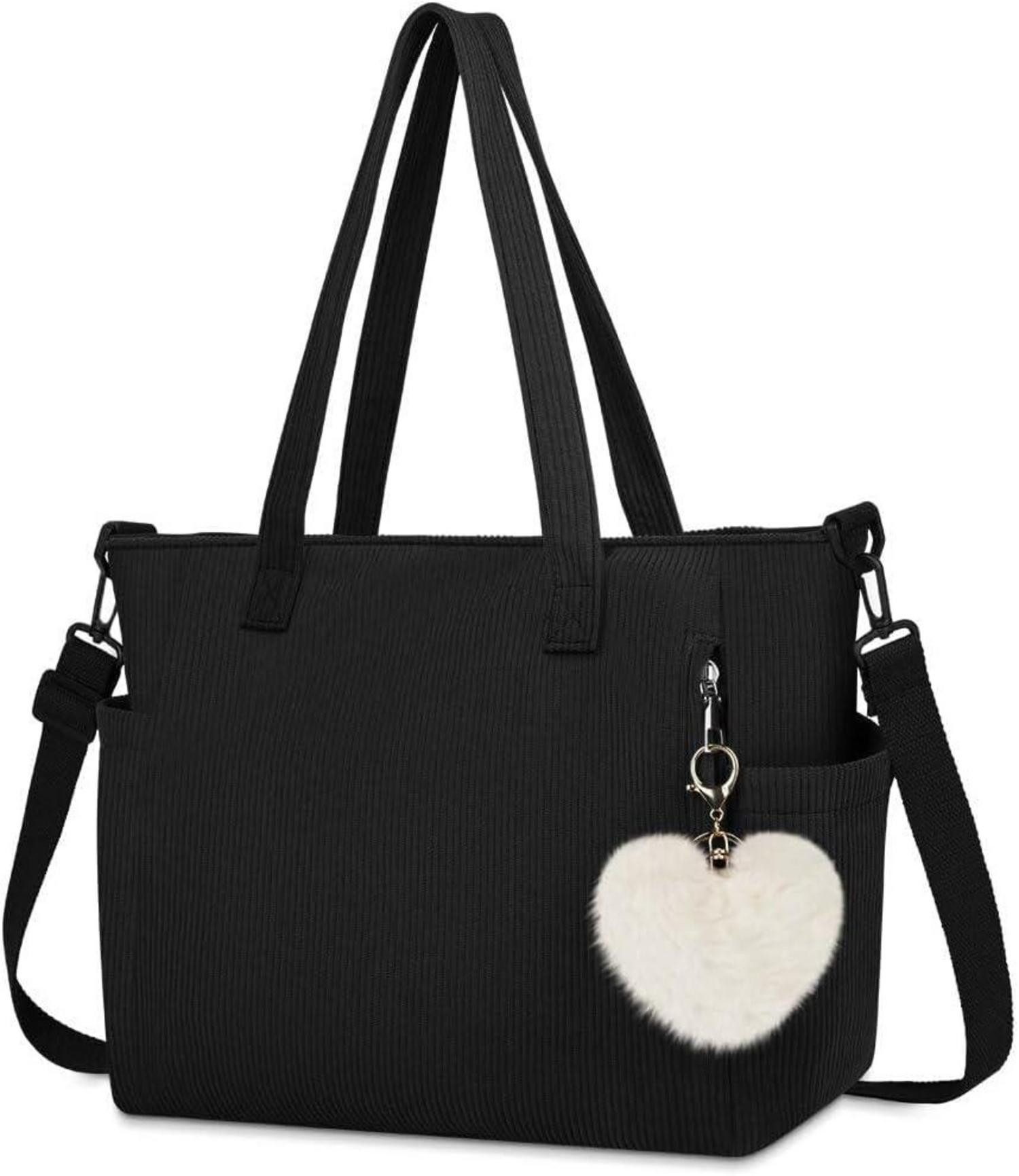 LuxusKollektion Handtasche Damen Kord Umhängetasche Tote günstig online kaufen
