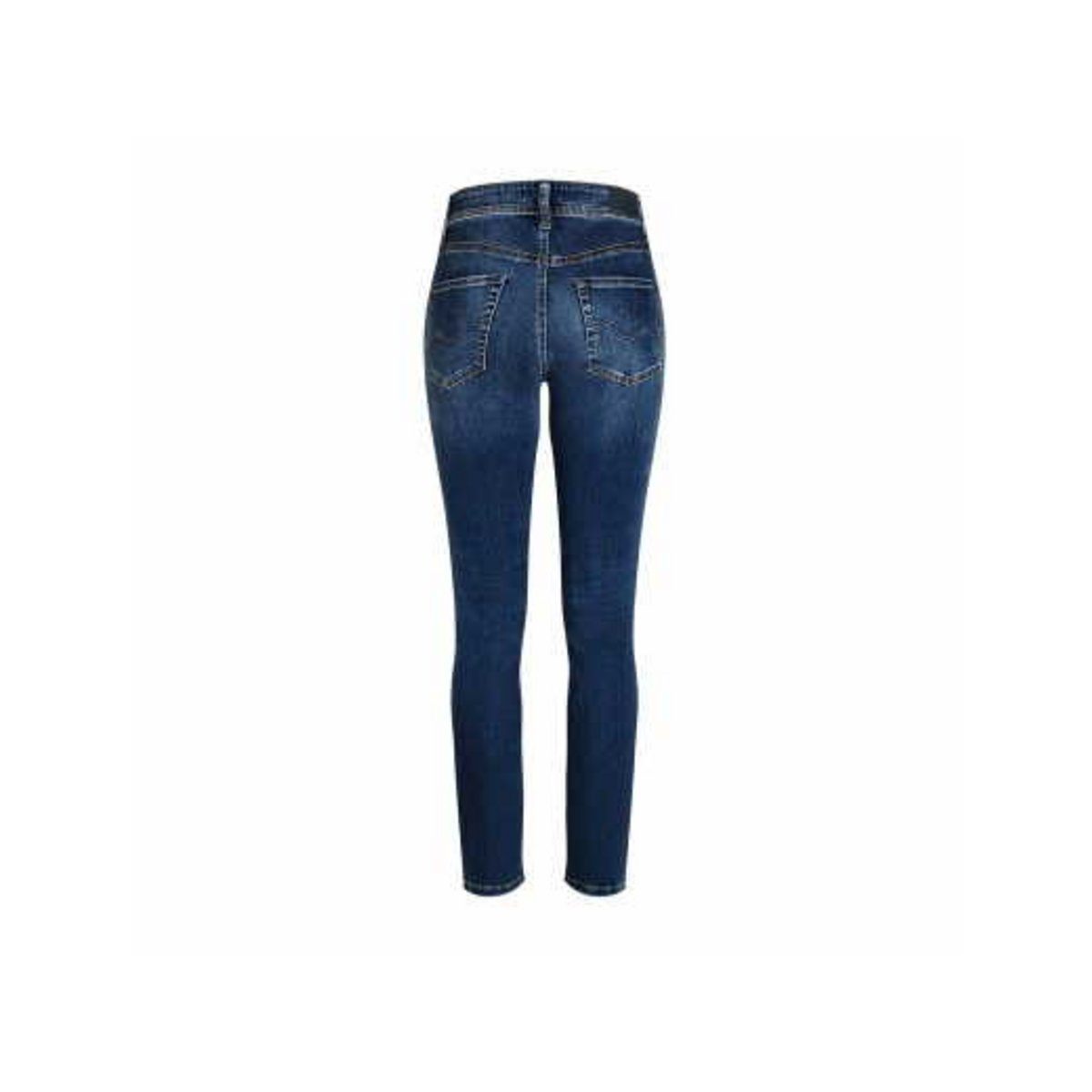 blau regular Slim-fit-Jeans Cambio (1-tlg)