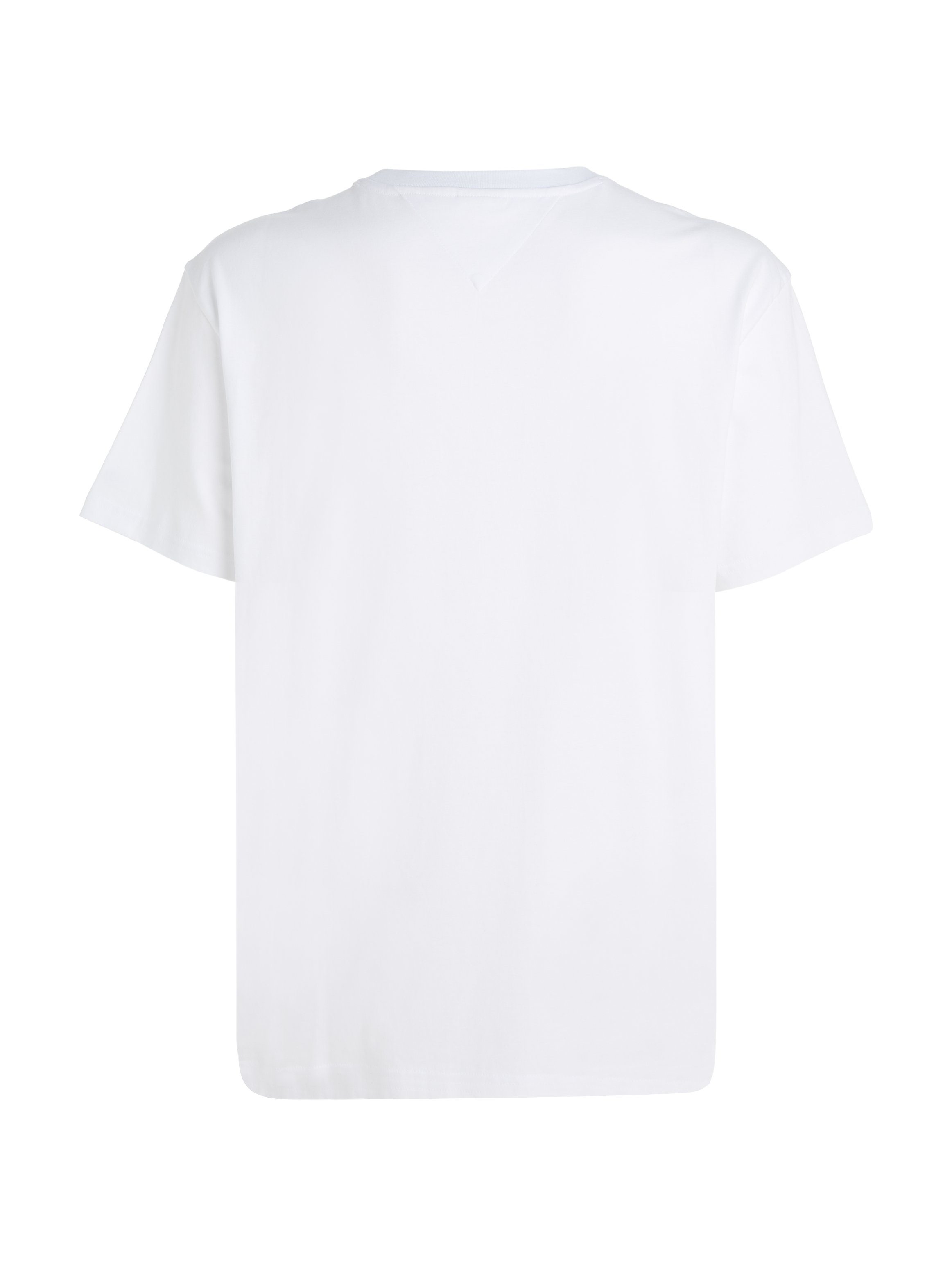 White LINEAR Tommy TJM CLSC T-Shirt GOLD Jeans TEE