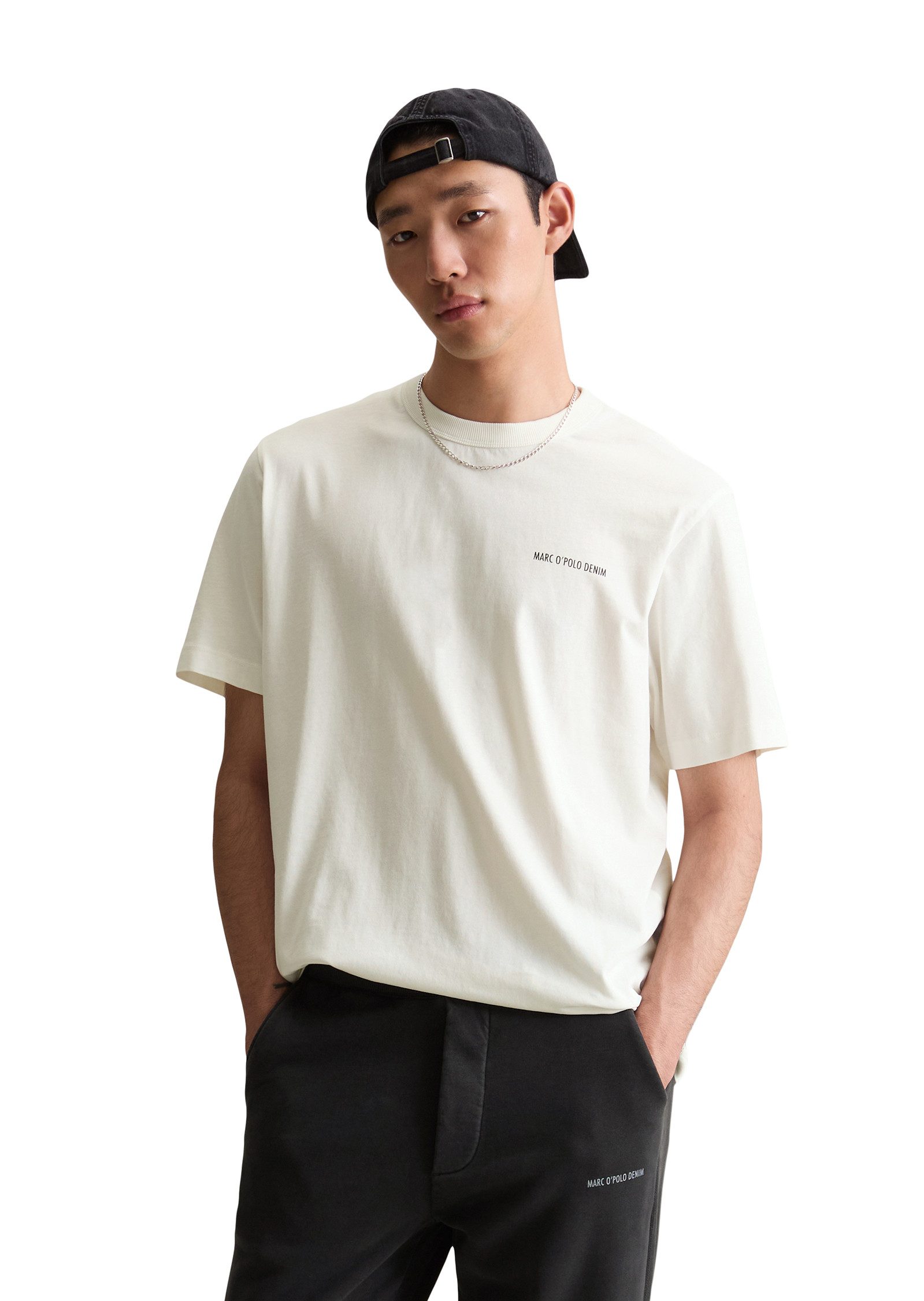 Marc O'Polo DENIM T-Shirt relaxed fit mit großem Foto-Rückenprint günstig online kaufen