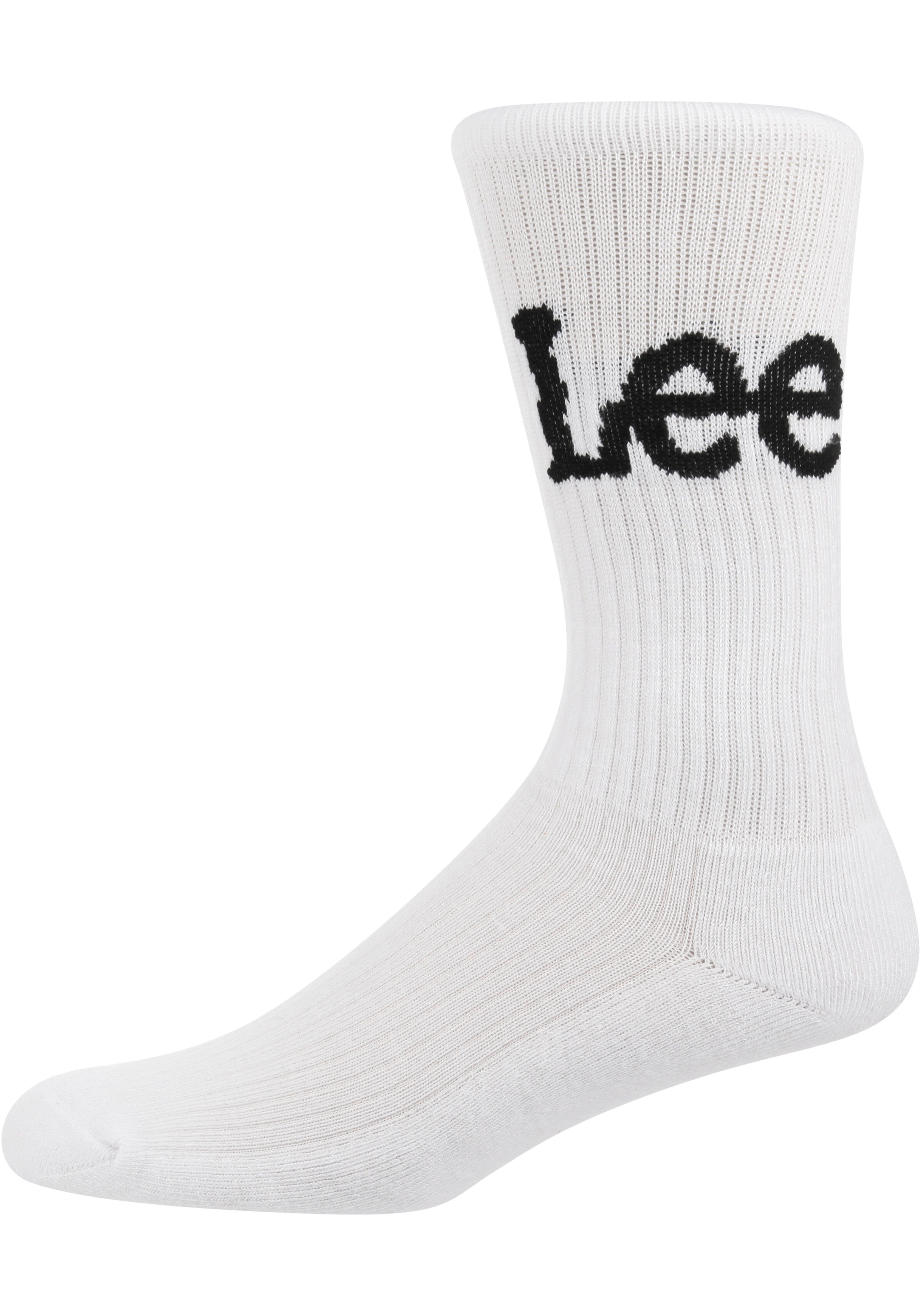 Lee® Lee 3-Paar) Unisex White Sportsocken Socks (Packung, Sports CROBETT