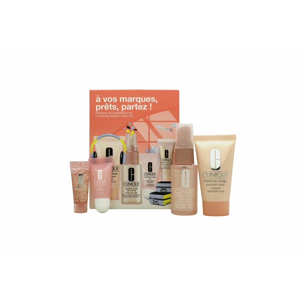 CLINIQUE Mascara Ready, Jet, Go Moisture Surge Gift Set 4 Pieces