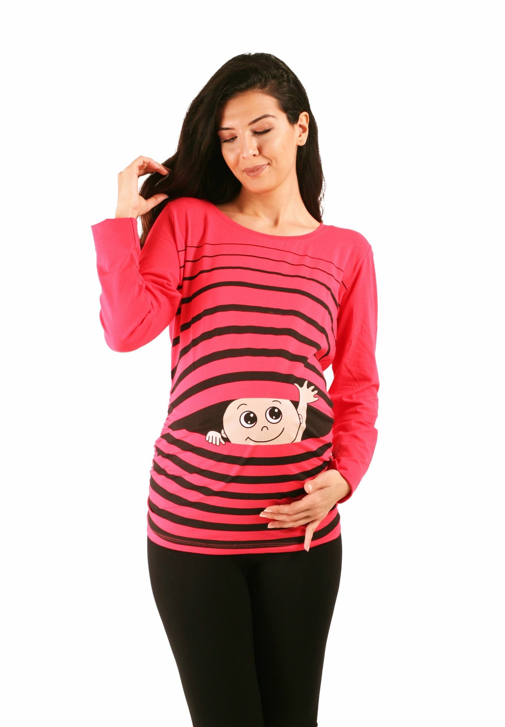 M.M.C. Umstandsshirt Winke Winke mit Motiv