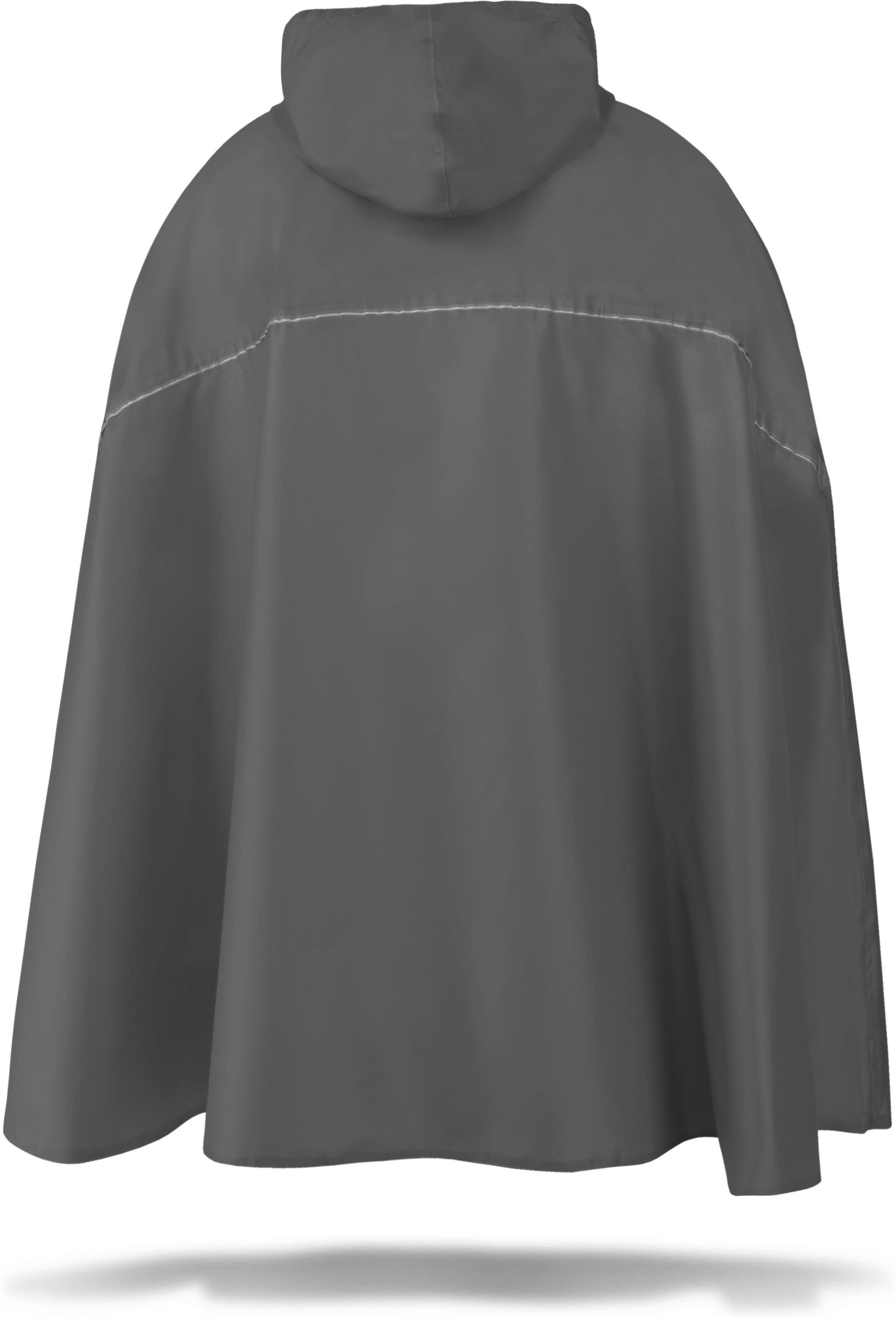 normani Regenponcho Unisex Regenponcho wasserdicht Cherrapunji mit Kapuze - 12000 mm Wassersäule - 3M™-Reflektor – Bild 3 von 4