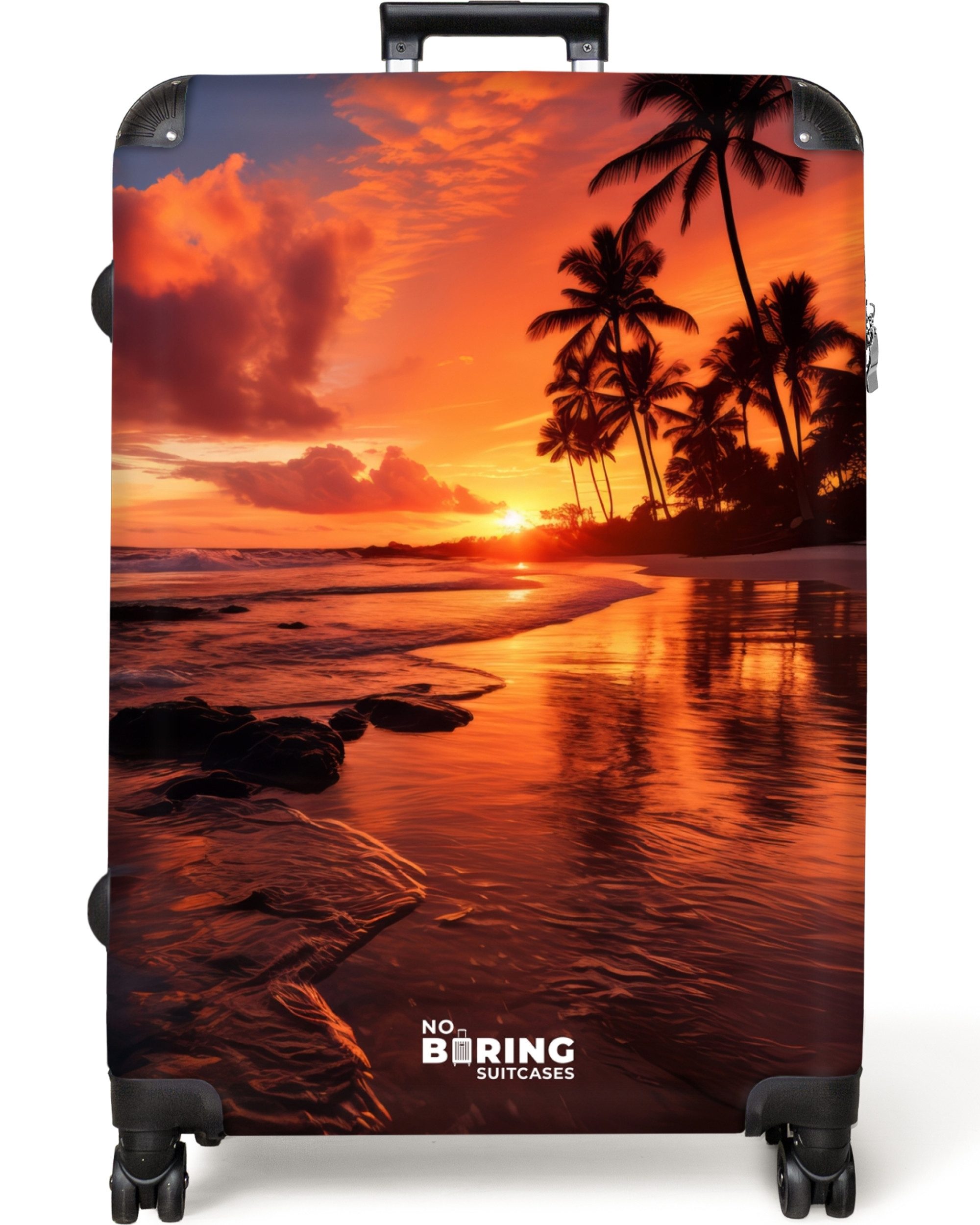 NoBoringSuitcases.com© Hartschalen-Trolley Palmen bei Sonnenuntergang 77 günstig online kaufen