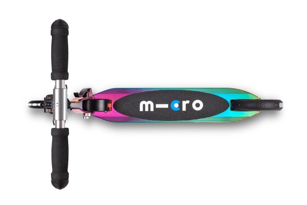 Micro Scooter micro™ Sprite & LED klappbar Kinderscooter neochrome Rollen, höhenverstellbar