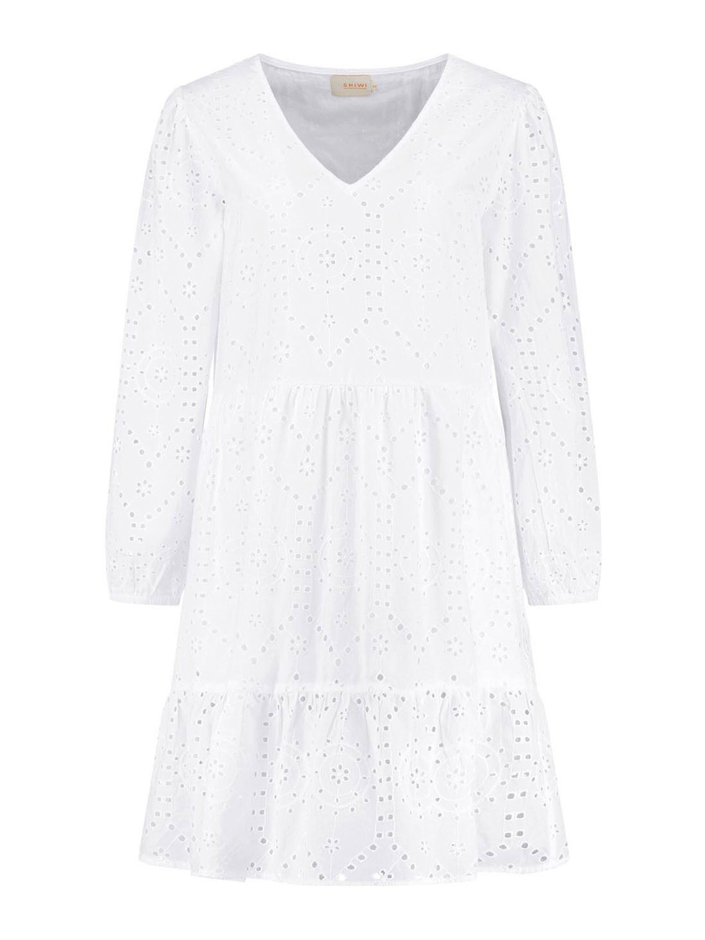 Shiwi Volantkleid BRODERIE ANGLAISE (1-tlg) Lochmuster