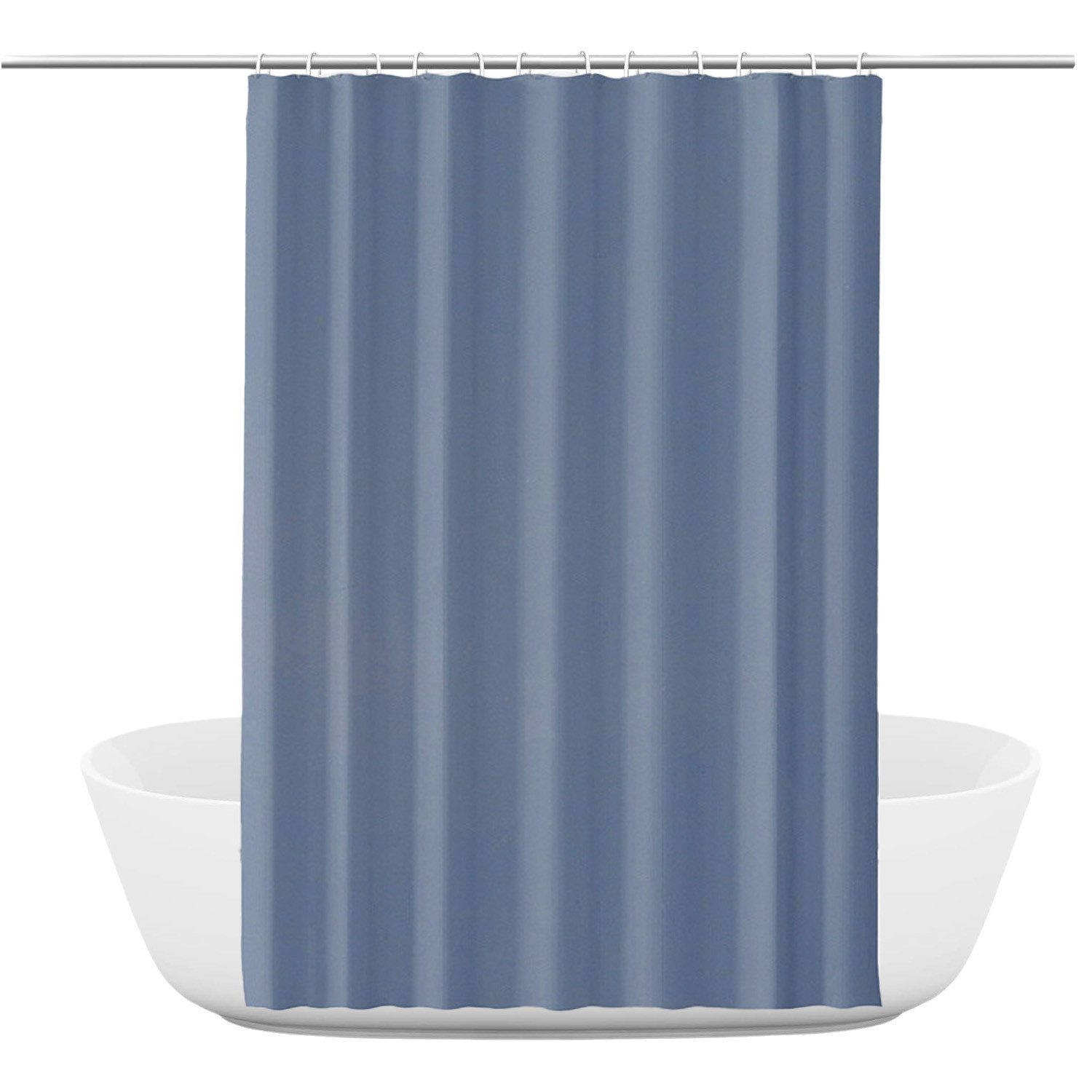 Minicloss Duschvorhang Anti-Schimmel Badezimmervorhang, Wasserdicht und Waschbar Breite 180 cm (1-tlg), Perfekt für Badewanne & Dusche