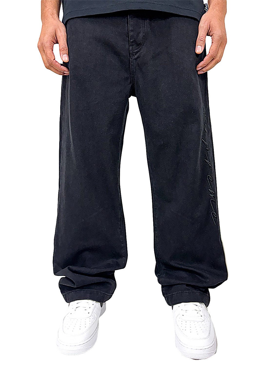 DADA Supreme Regular-fit-Jeans Supreme Pants mit Logo-Stitching Baggy Denim günstig online kaufen