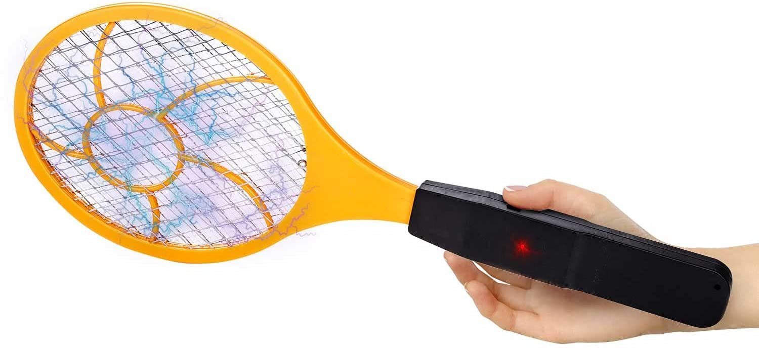 Goods+Gadgets Fliegenklatsche GOODS+GADGETS Insektenklatsche Batterie - Elektrische Fliegenklatsche, Elektro Fliegenfänger
