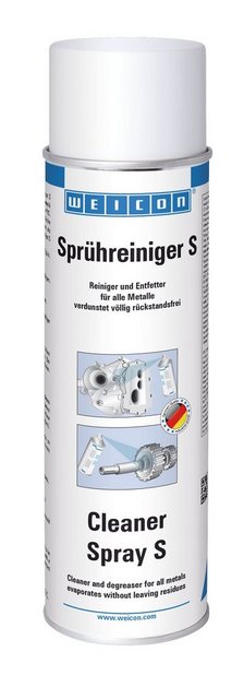 WEICON Sprühreiniger S, kraftvoller Spezialreiniger, 500 ml, transparent Sprühreiniger