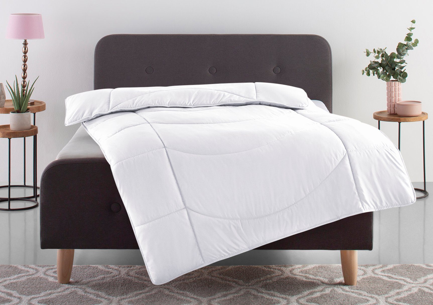 Microfaserbettdecke Microlux, Bettdecke 135x200 cm, 155x220 cm, 200x200 cm