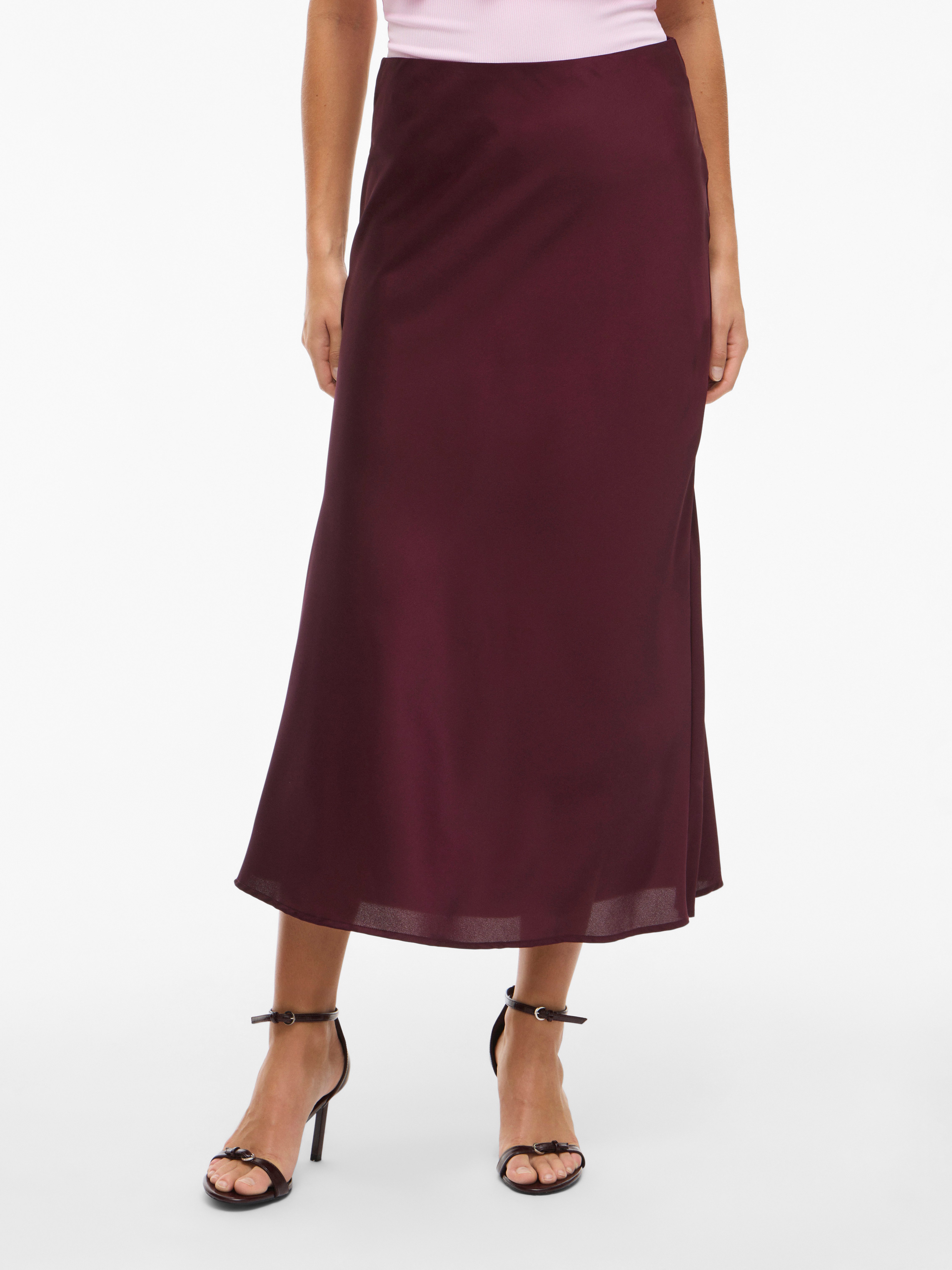 Vila Maxirock VIELLETTE HW LONG SKIRT günstig online kaufen