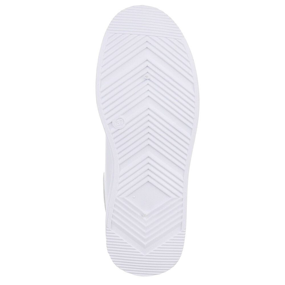 Ital-Design Modischer Sneakers mit Applikationen für Damen Sneaker (91154543) Keilabsatz/Wedge Sneakers Low in Weiß