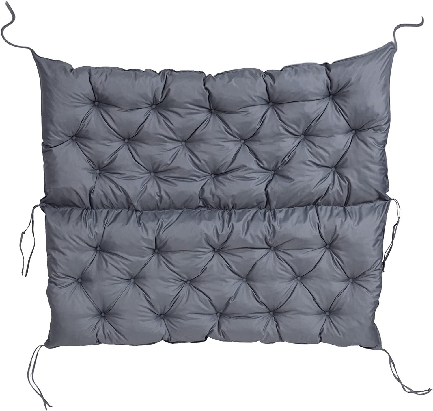 TexDeko Palettenkissen TexDeko-Garden Palettenauflage mit Rückenlehne gesteppt 120x60x50, (Sitzfläche 120x60cm + Rückenlehne 120x50cm)