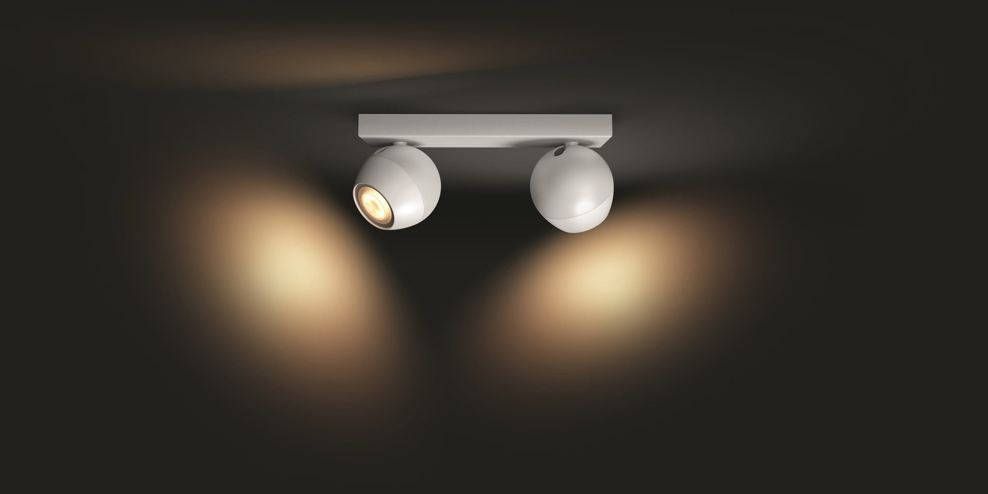 Buckram, Dimmfunktion, Philips wechselbar, Leuchtmittel Hue Flutlichtstrahler LED Warmweiß