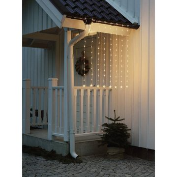 KONSTSMIDE Lichternetz LED Lichtervorhang, Timer, mit Schalter