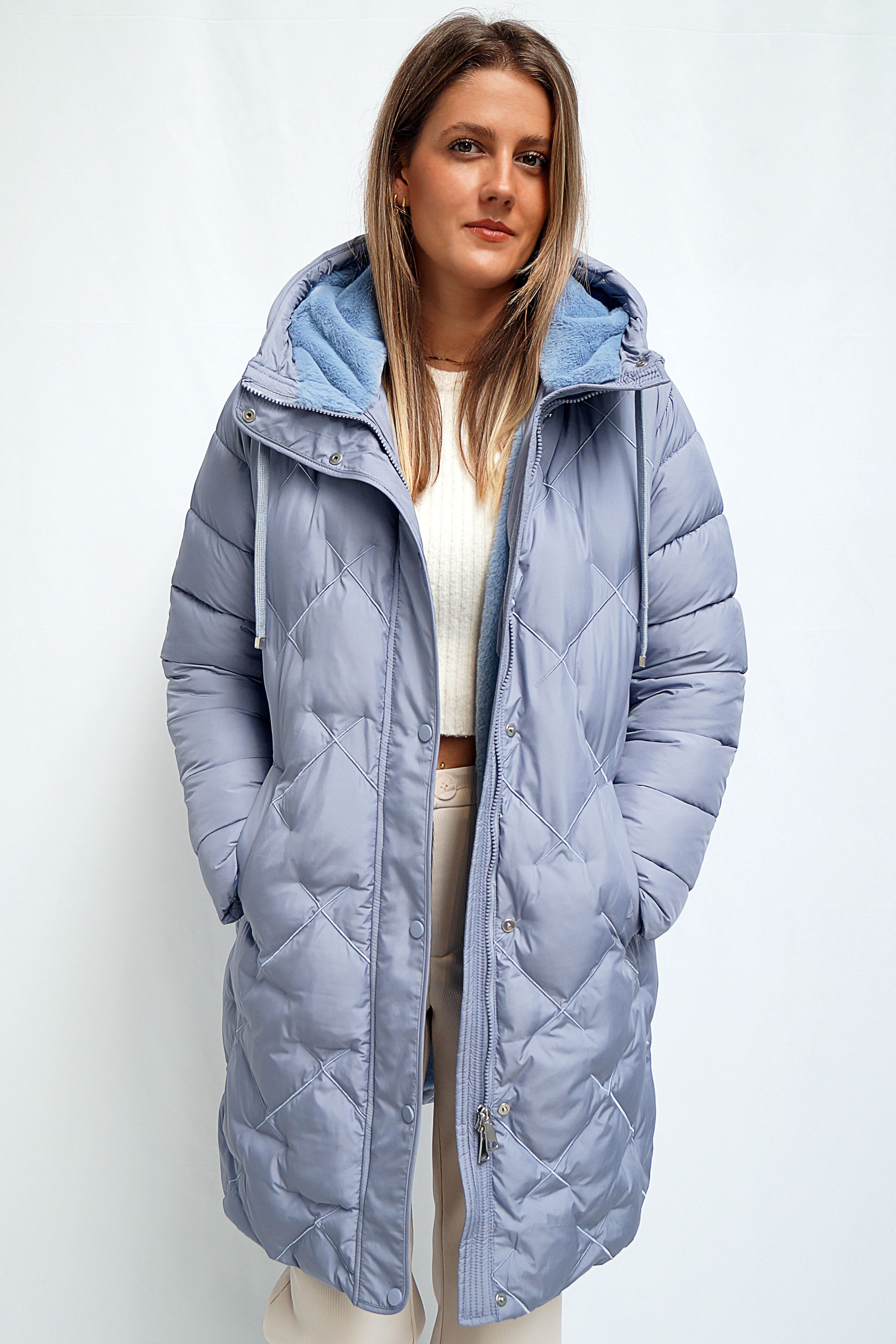 FUNK since 1776 Steppmantel kuschelig gefüttert mit Webpelz günstig online kaufen