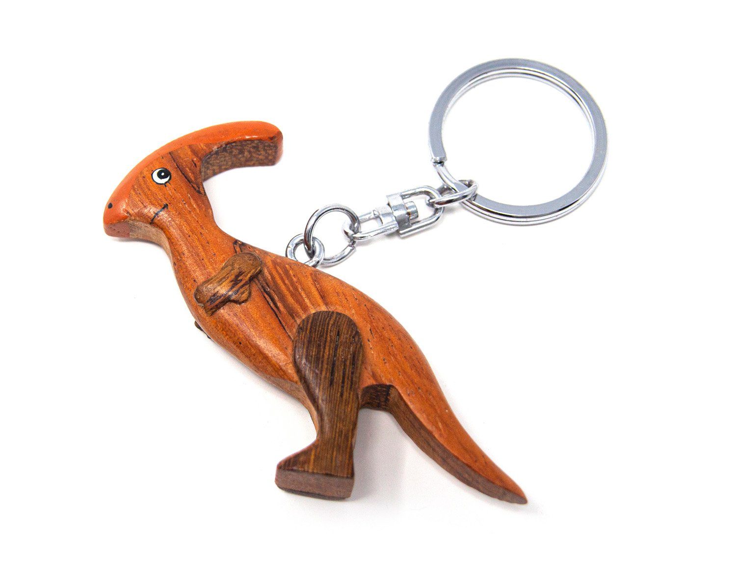 Parasaurolophus Schlüsselanhänger - Schlüsselanhänger aus Cornelißen Holz