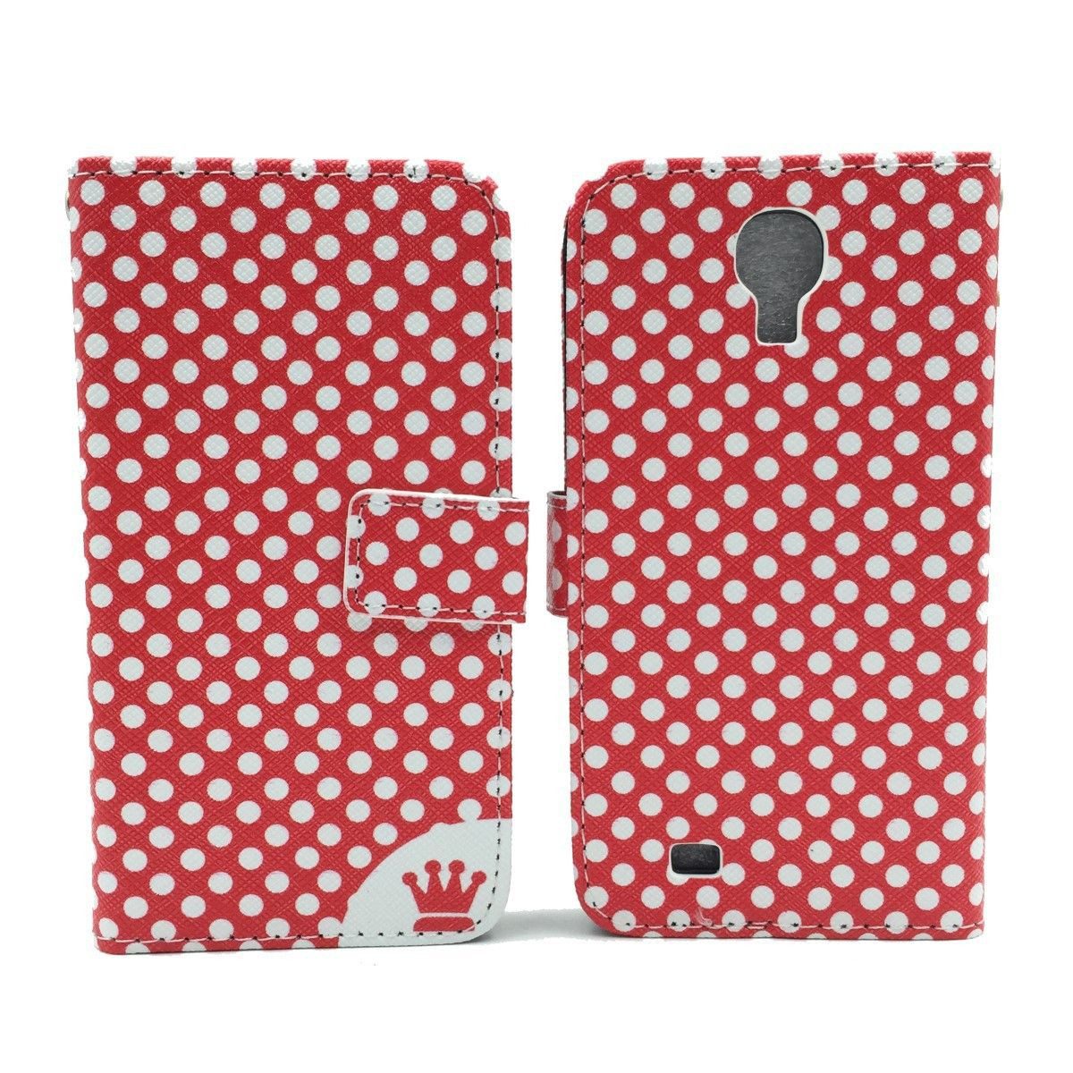 König Design Handyhülle Samsung Galaxy S4, Samsung Galaxy S4 Handyhülle Bookcover Rot