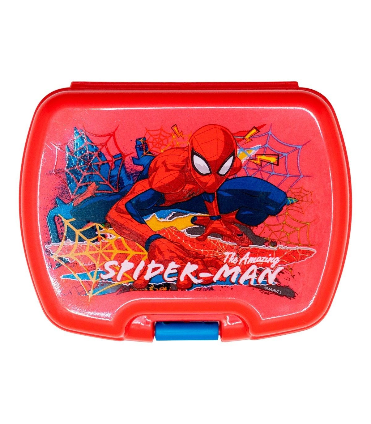 Spiderman Lunchbox Kinder Snackbox für unterwegs und Kindergarten, (Packung, 1x Lunchbox)